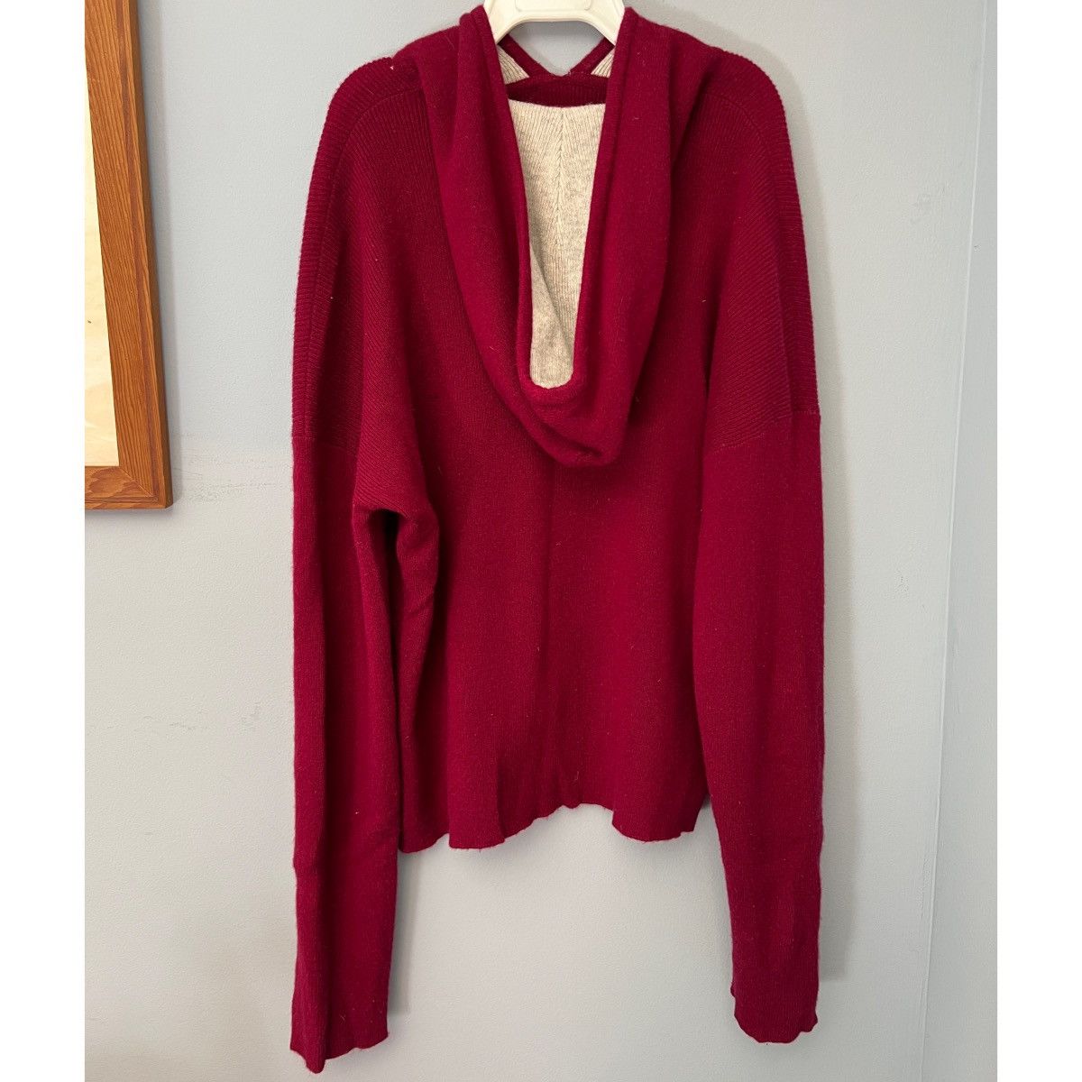 Other Oats Cashmere red cashmere cropped sweatshirt Size M / US 6-8 / IT 42-44 - 2 Thumbnail