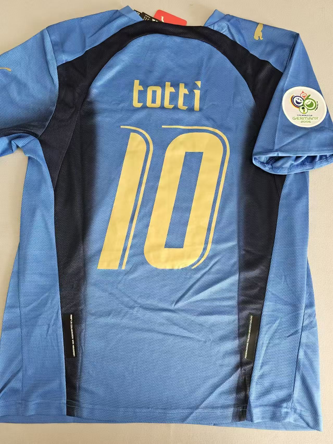 2006 World Cup Italy Totti Jersey Home XL
