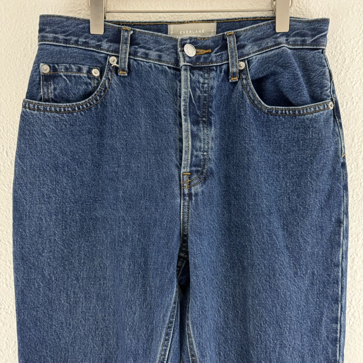 Everlane EVERLANE High Waisted Button Fly The 90s Cheeky Cropped Jean Size 26" / US 2 / IT 38 - 5 Thumbnail