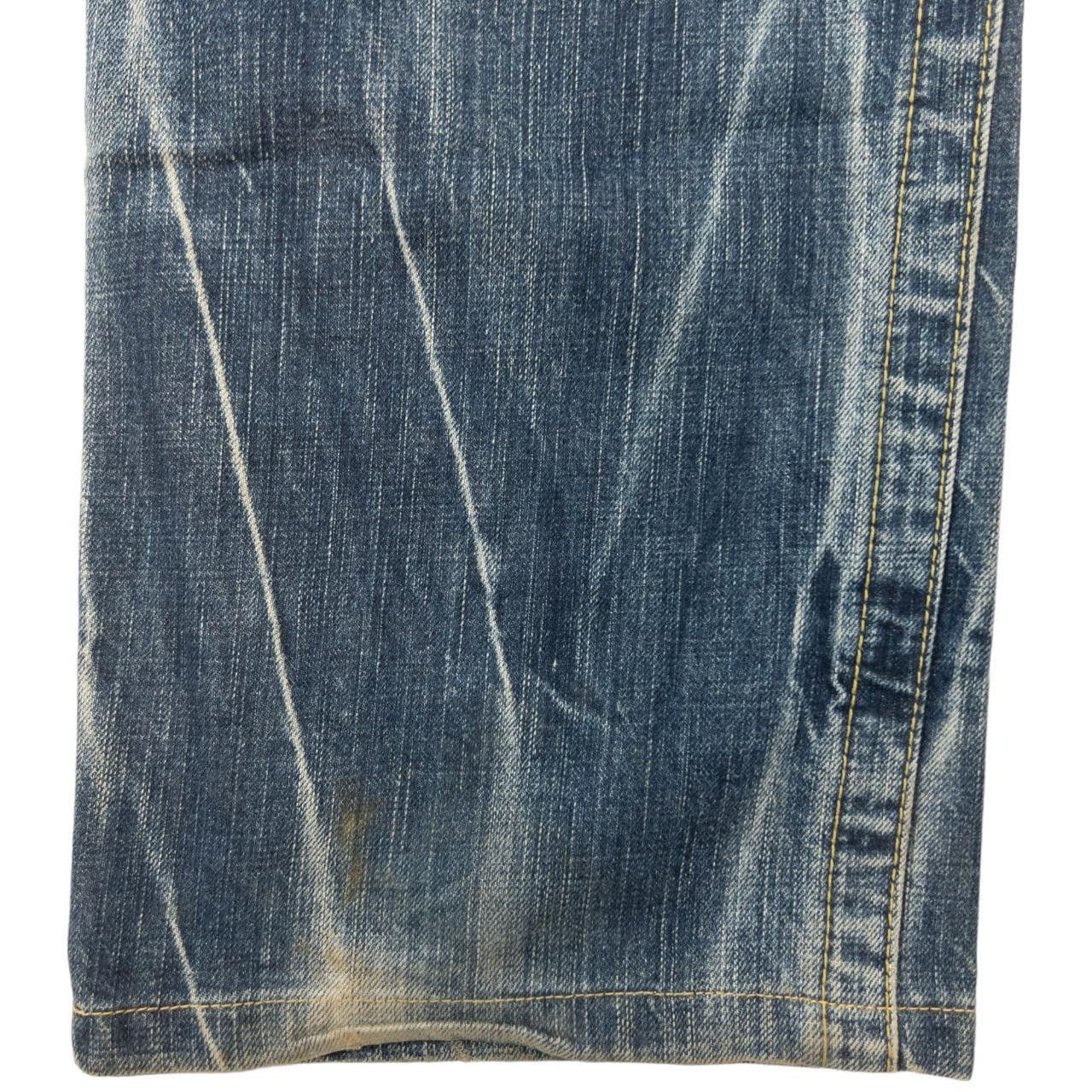 Other Vintage Oniarai Embroidered Devil Japanese Denim Jeans W33 Size US 33 - 7 Thumbnail