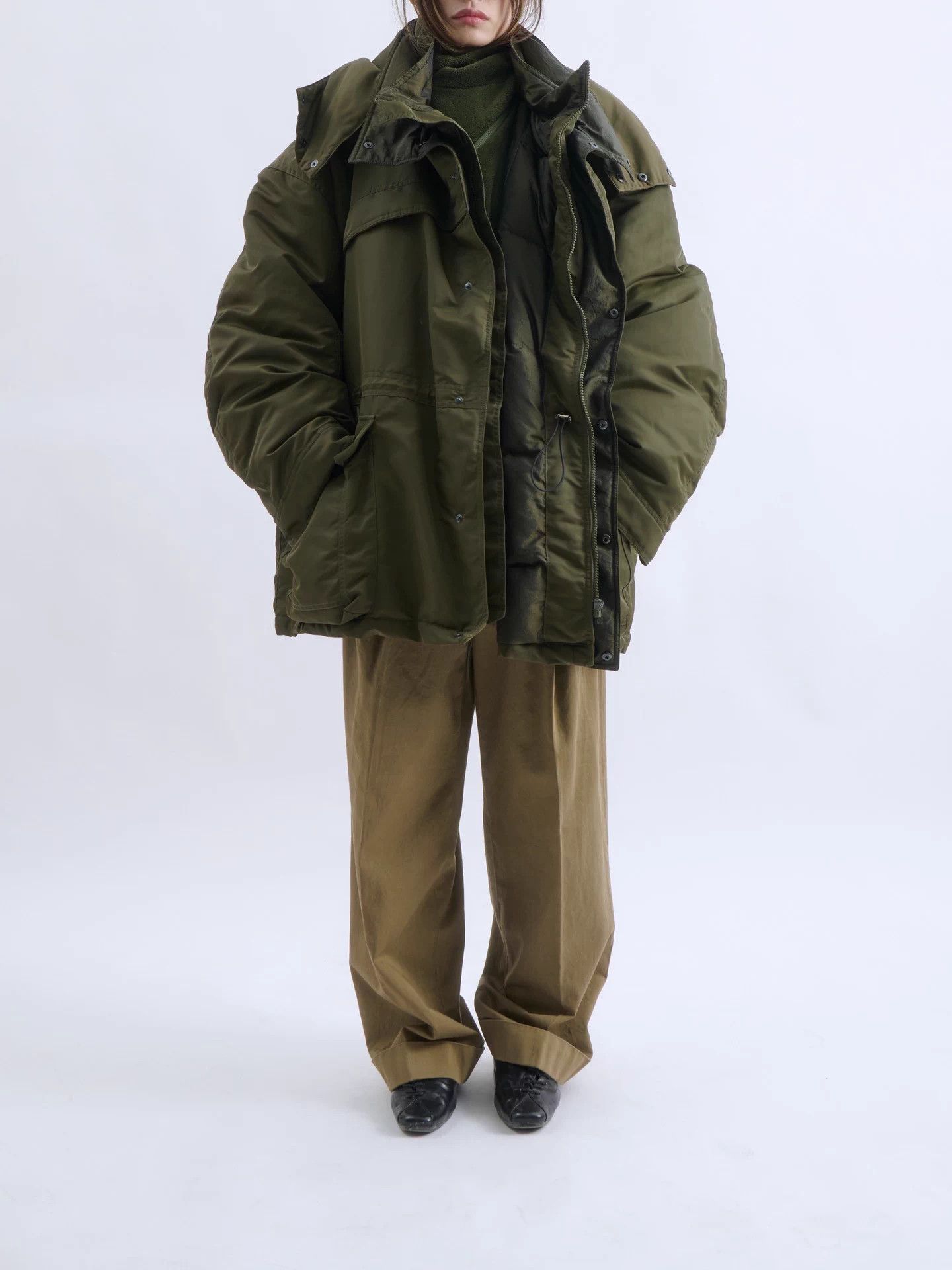Hed Mayner HED MAYNER 23FW Oversized Military Down Parka S Size US S / EU 44-46 / 1 - 3 Thumbnail