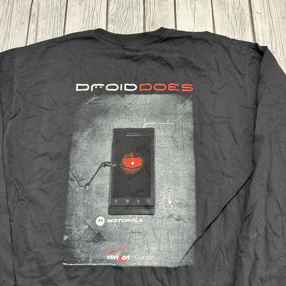 Gildan × Motorola Motorola Droid long sleeve tee Size US L / EU 52-54 / 3 - 3 Thumbnail