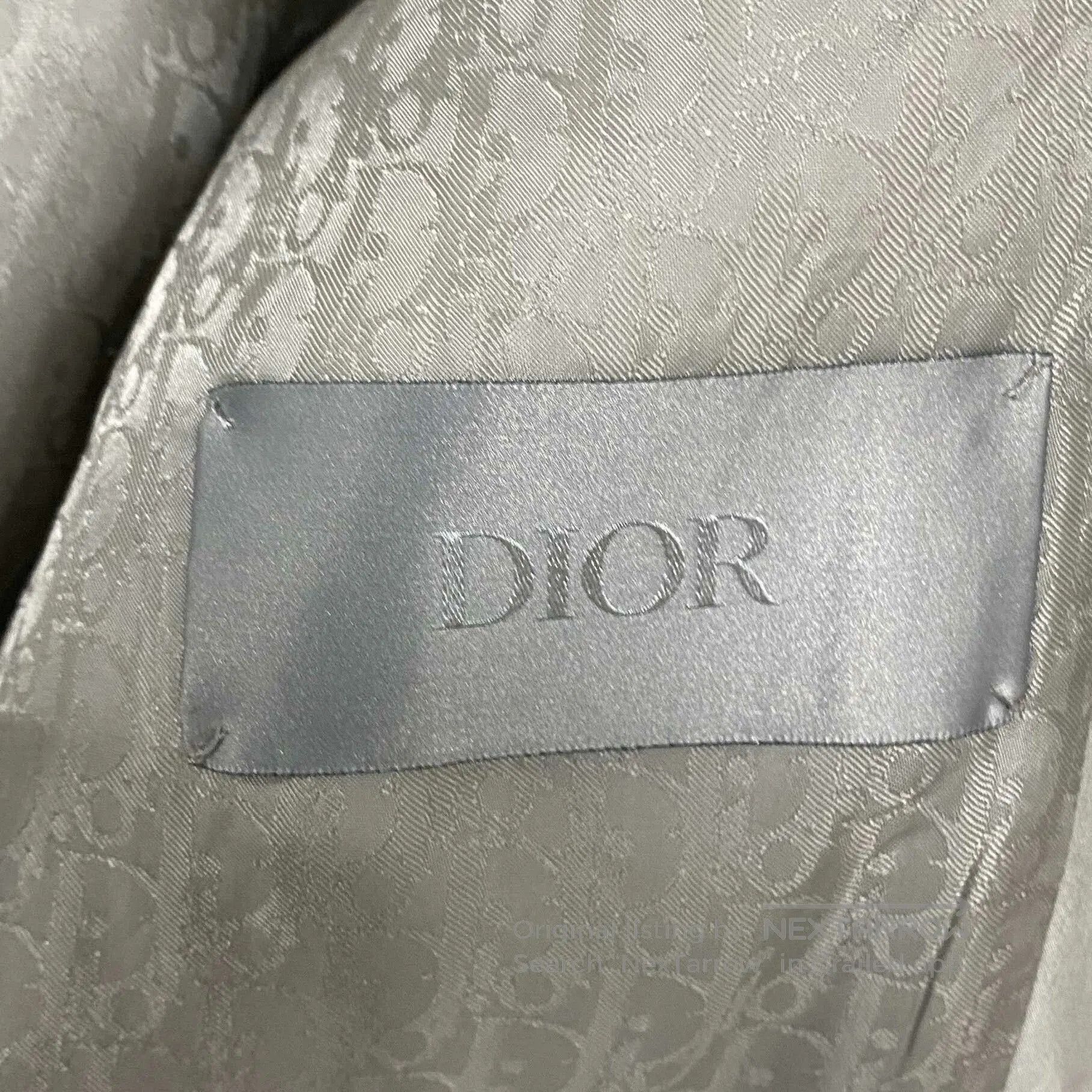 Dior AJ x Dior Embroidered Logo Flight Jacket. Size US M / EU 48-50 / 2 - 4 Thumbnail