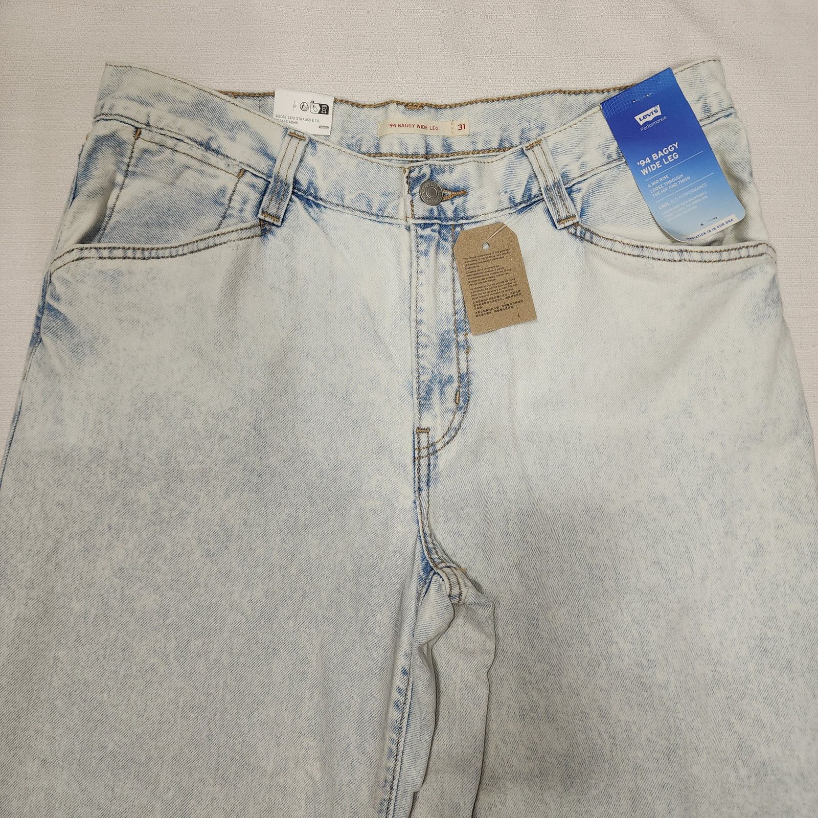 Levi's Levi's 94 baggy wide leg W31''x L31'' women's Size 31" - 3 Thumbnail