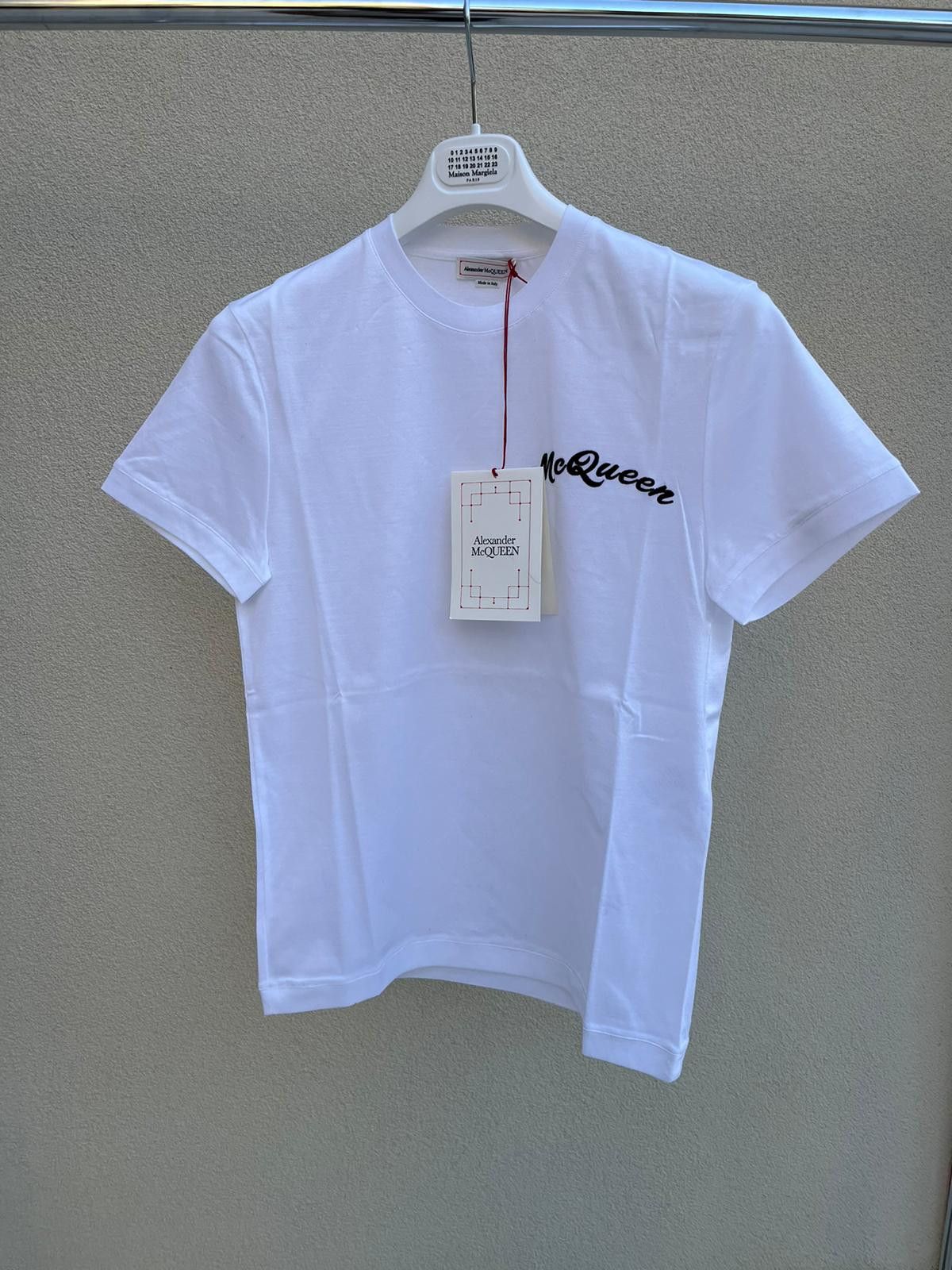 Alexander McQueen Logo T-Shirt SS in White | Grailed