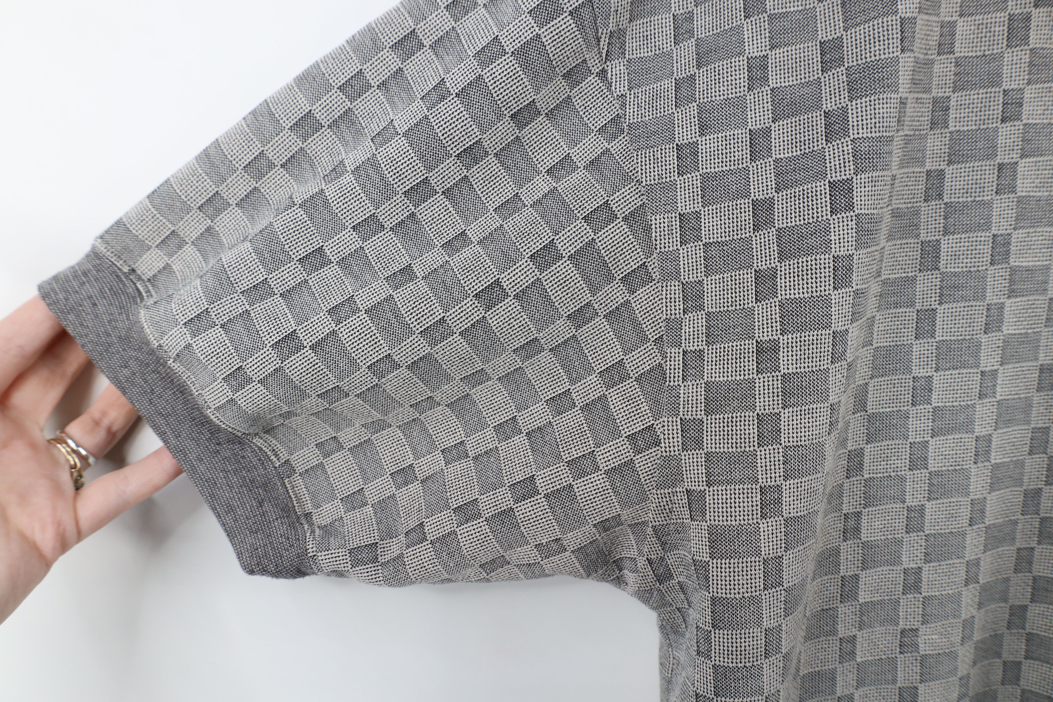 Vintage Vintage 90s Streetwear Checkered Pullover Polo Shirt Mob Size US L / EU 52-54 / 3 - 5 Thumbnail