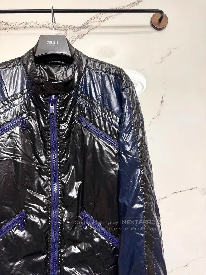 Dolce & Gabbana Dolce Gabbana Glossy Patchwork Biker Down Jacket Size US L / EU 52-54 / 3 - 2 Thumbnail