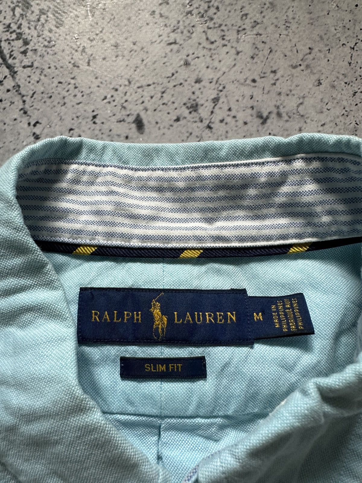 Vintage Vintage Polo Ralph Lauren Blue Long Sleeve Button Up Shirt Size US M / EU 48-50 / 2 - 4 Thumbnail