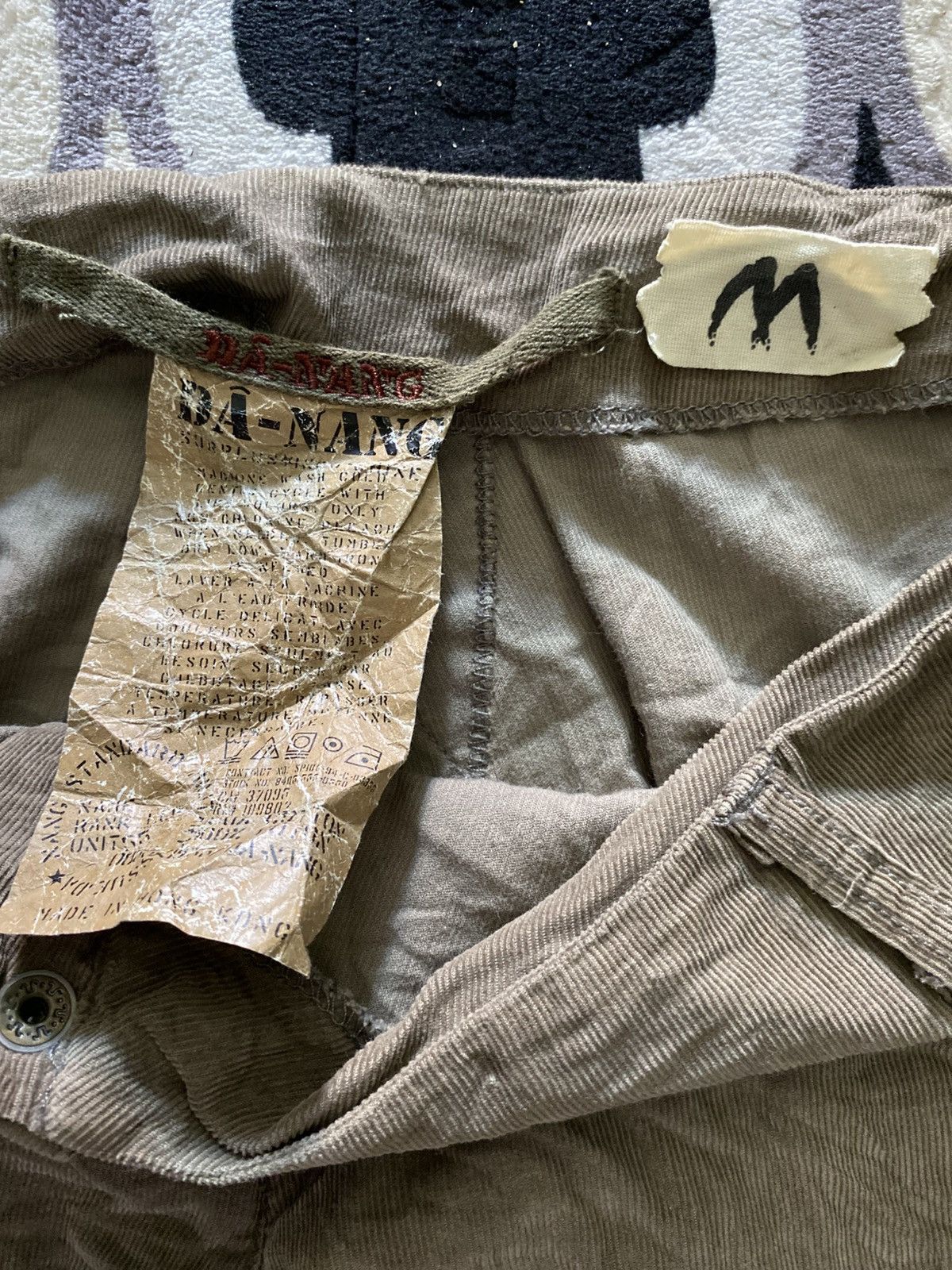 If Six Was Nine × Japanese Brand × Le Grande Bleu (L.G.B.) 2000s Da-Nang bondage punk cargo corduroy pants Size US 32 / EU 48 - 9 Thumbnail