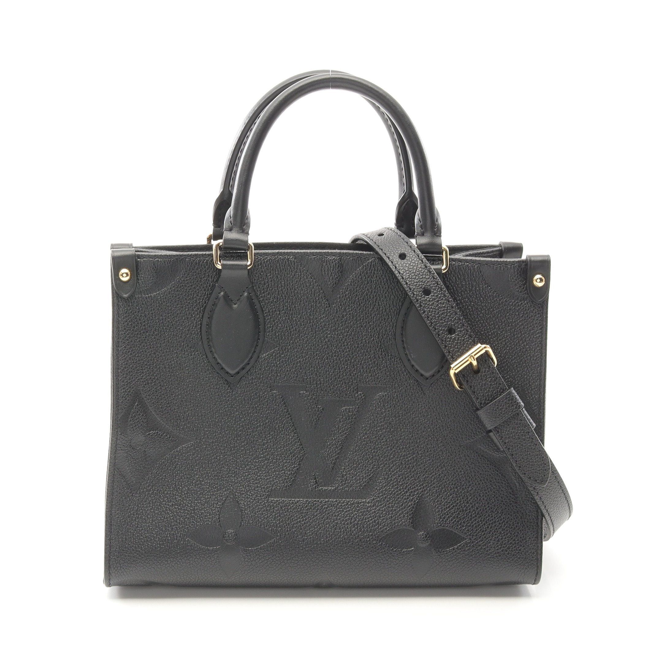 Louis Vuitton Louis Vuitton On-The-Go Pm Monogram Empreinte Noir Handbag Leather Black Size ONE SIZE - 1 Thumbnail