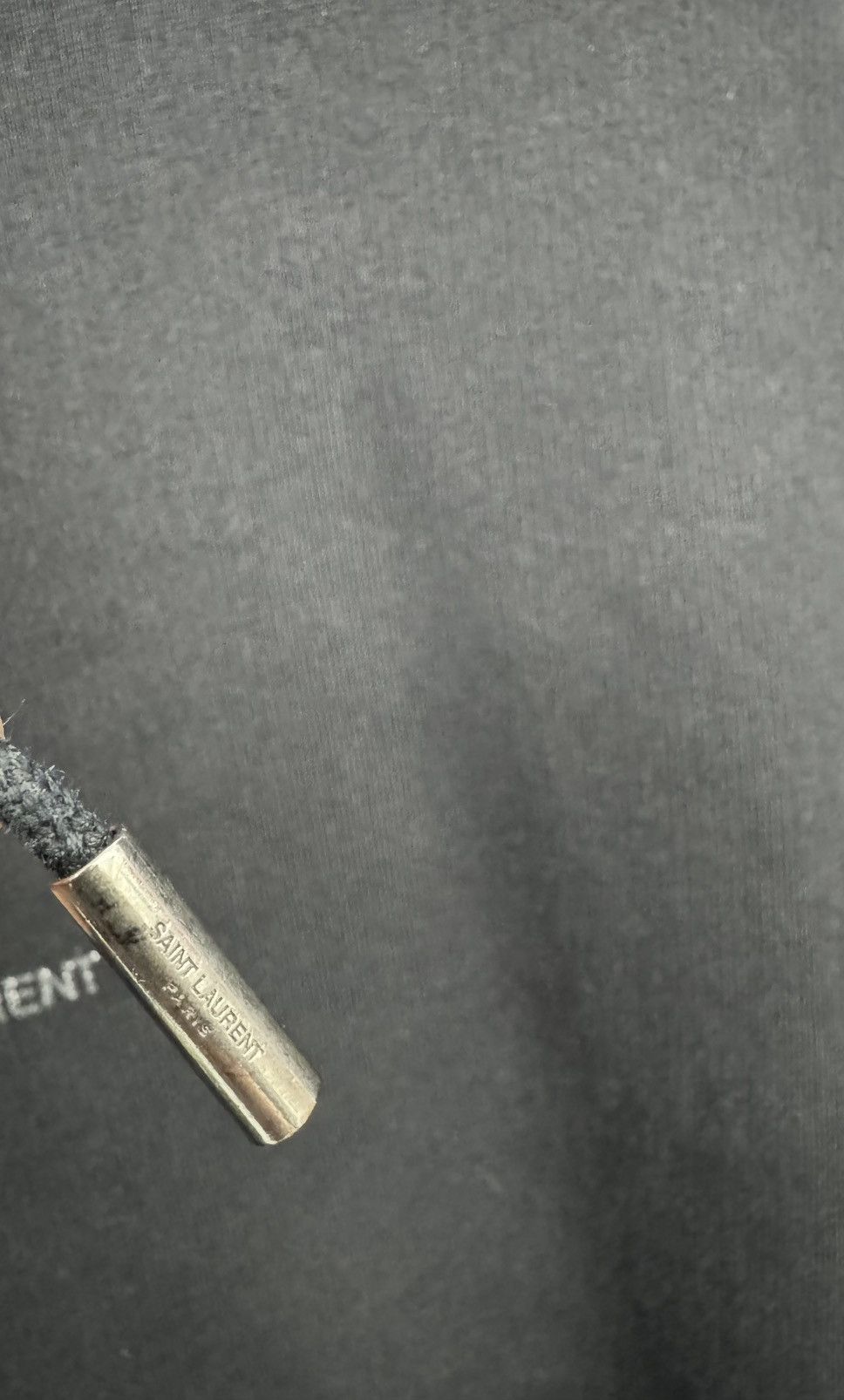 Saint Laurent Paris Saint Laurent Paris Black Hoodie Size US L / EU 52-54 / 3 - 3 Thumbnail