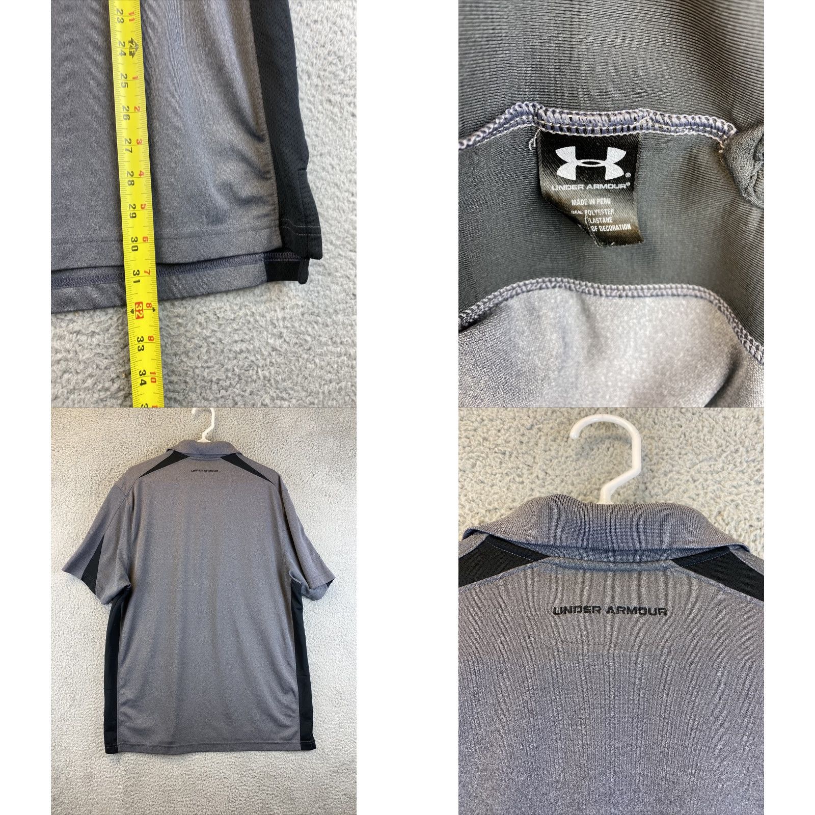 Under Armour Under Armour Men's Blue Golf Polo Shirt HeatGear XL / 78-30 Size US XL / EU 56 / 4 - 8 Thumbnail