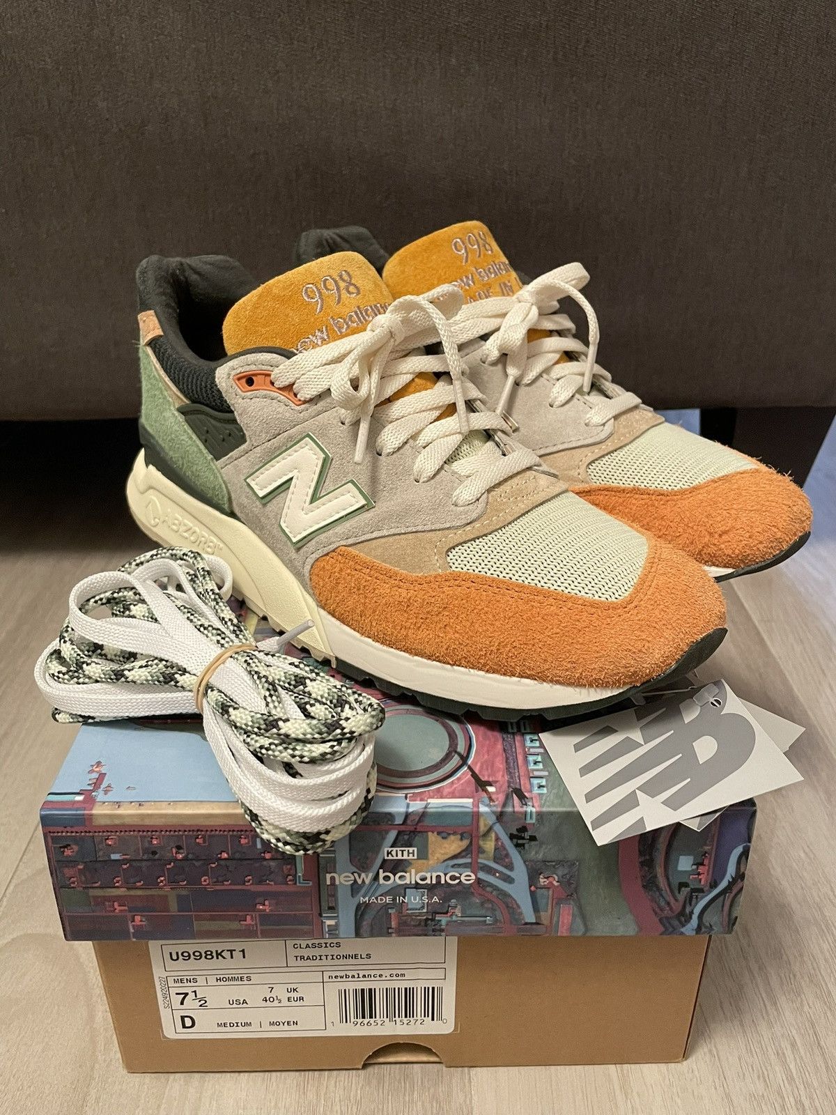 Kith New Balance 998 'Ronnie Fieg x Frank Lloyd Foundation'