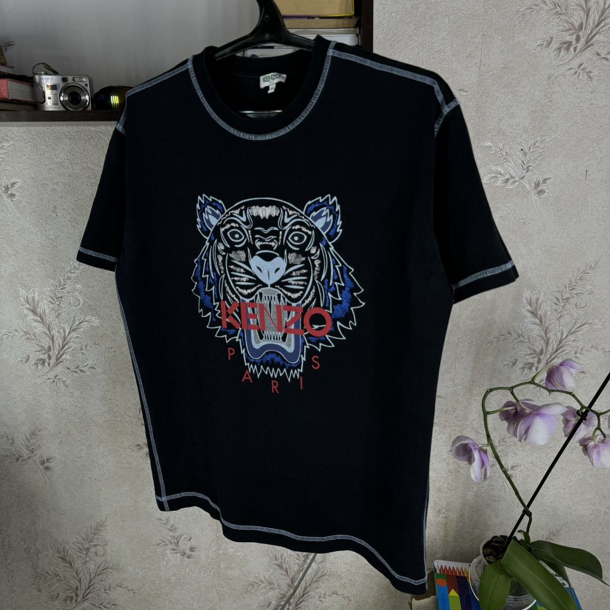 Kenzo Kenzo Paris Tiger T shirt Black Luxury Streetwear Sz M Size US M / EU 48-50 / 2 - 8 Thumbnail