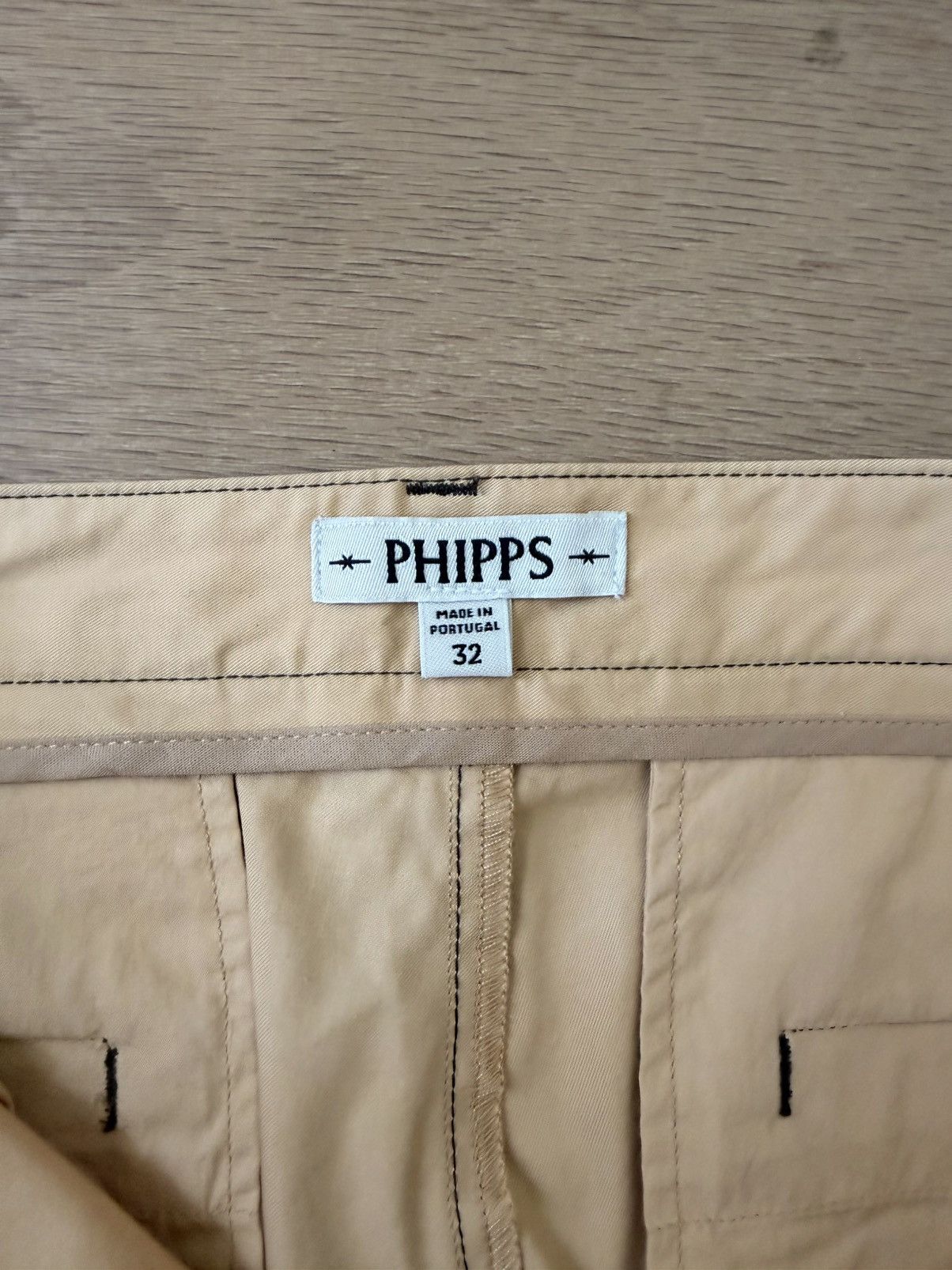 Phipps Adventure Dad Pants Sand Organic Cotton Made in Portugal Size US 32 / EU 48 - 7 Thumbnail