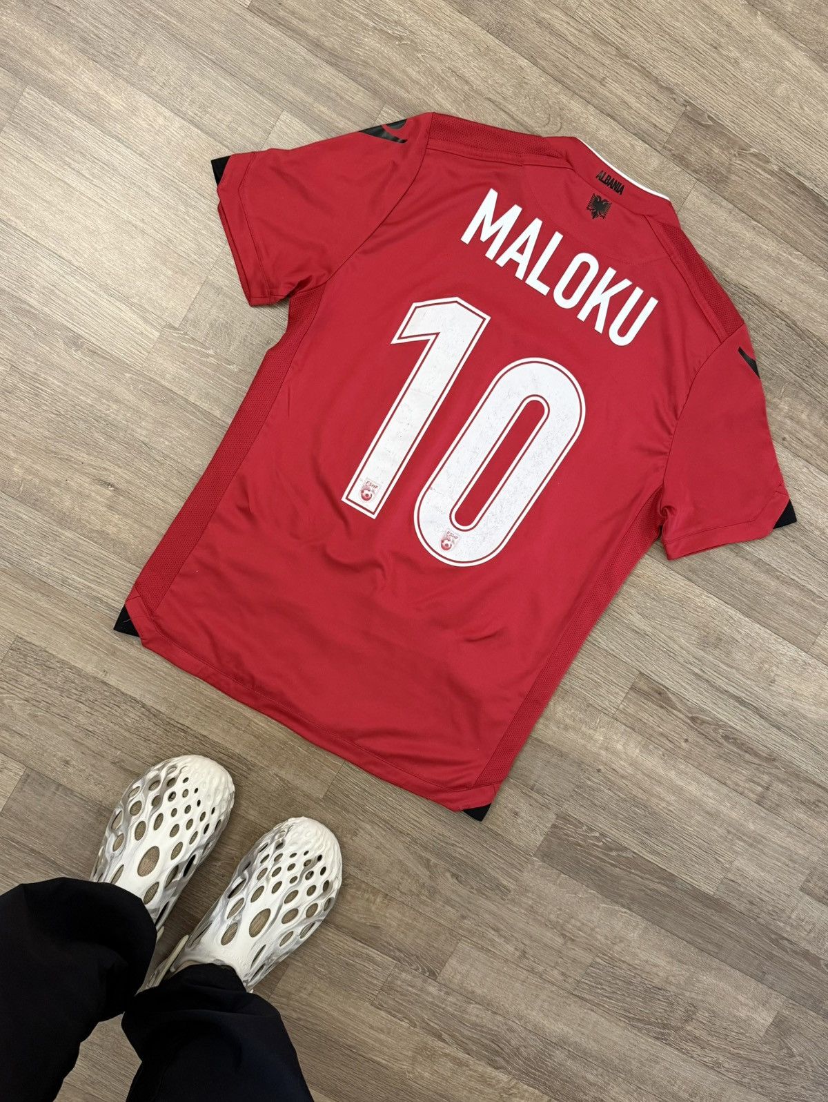 Macron Macron Y2K Albania 2016 Soccer Football Blokecore Jersey Size US M / EU 48-50 / 2 - 8 Thumbnail
