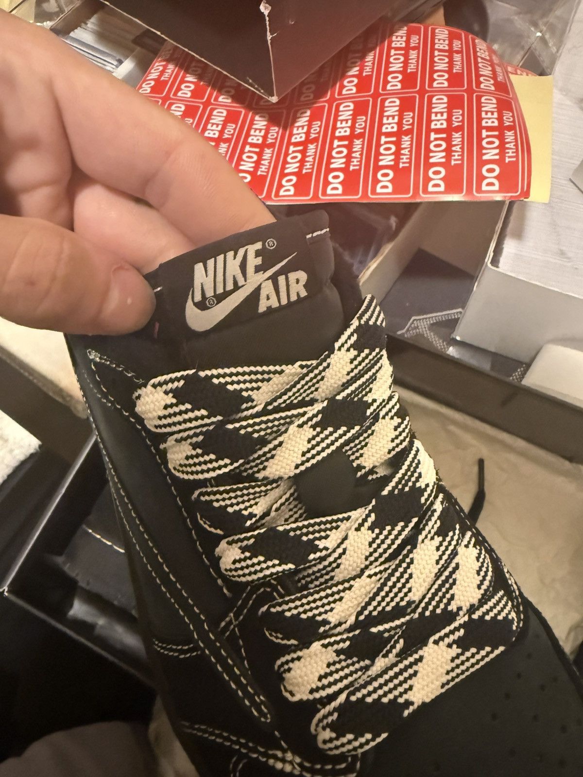Nike × Travis Scott Travis Scott x Air Jordan 1 Retro Low OG SP 'Black Phantom' Size US 8.5 / EU 41-42 - 14 Thumbnail