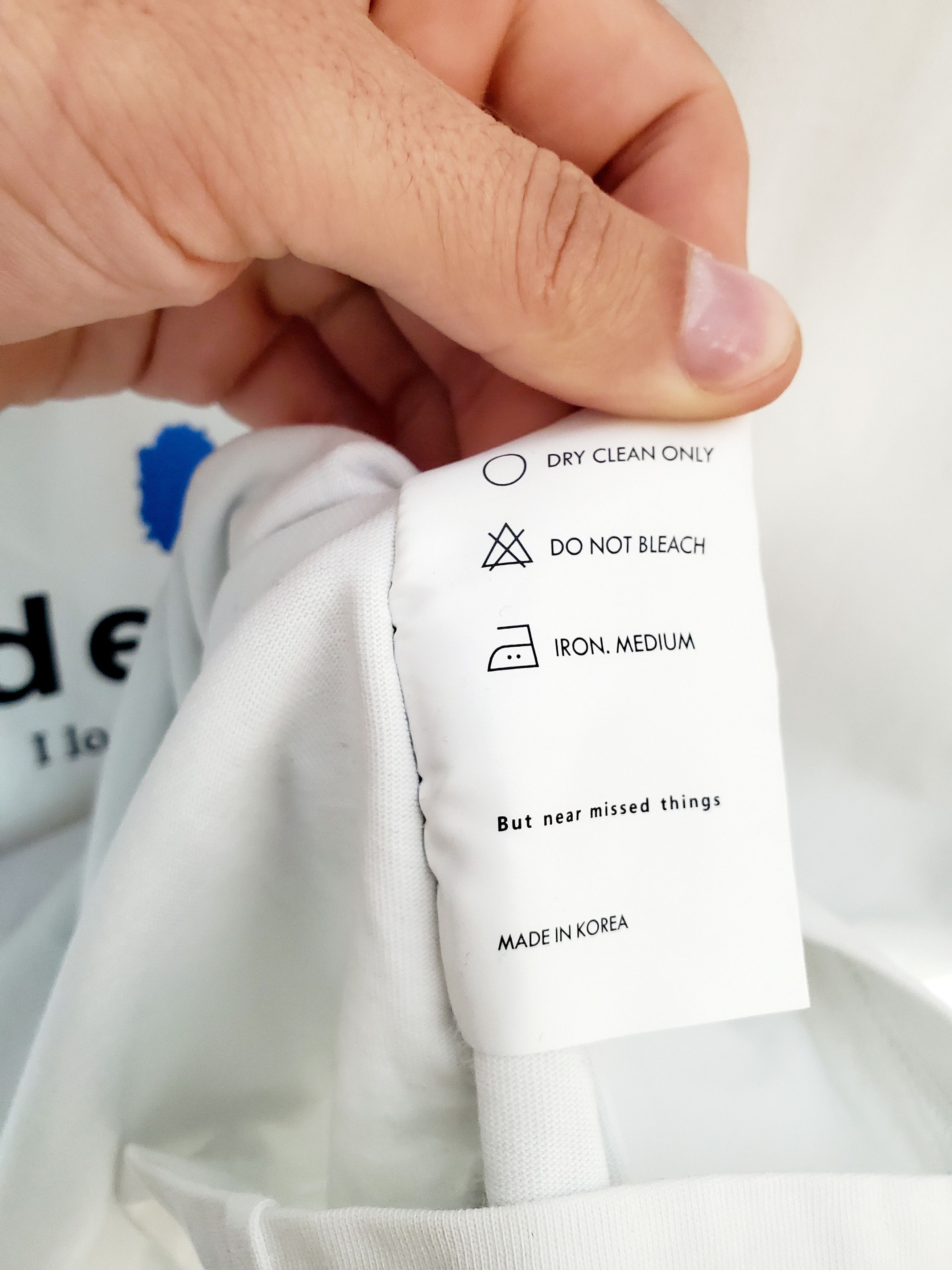 Ader Error × Japanese Brand ADER error 'I Love Means Neeessary' Graphic Print T-Shirt M Size US M / EU 48-50 / 2 - 6 Thumbnail
