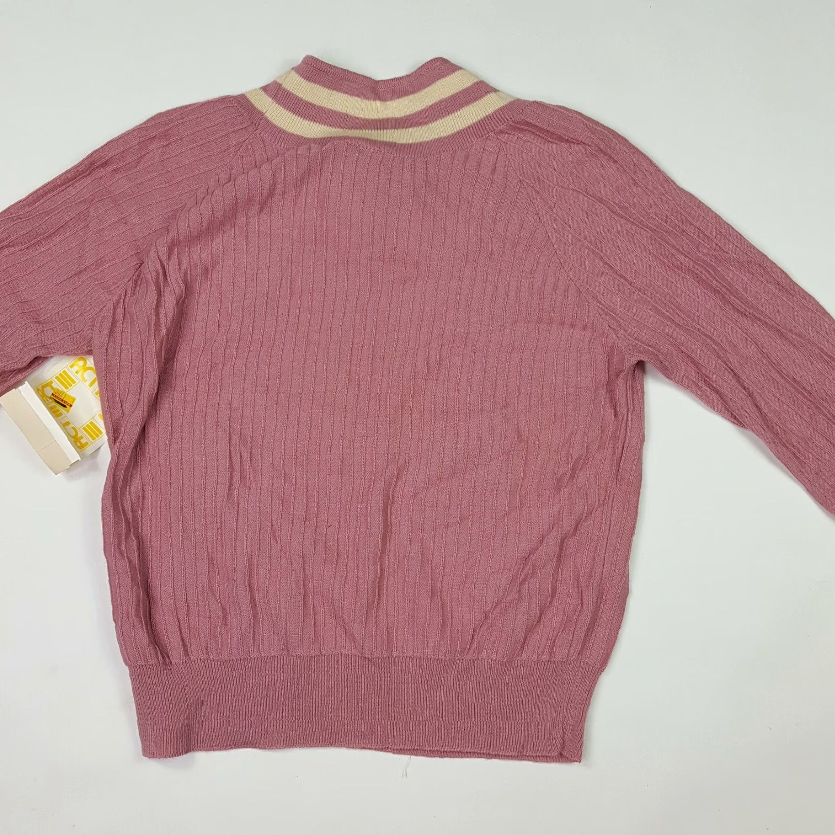 Vintage VINTAGE Preppy Wool Blend Knit Women's Size S/M Pink USA Made Pullover Sweater Size M / US 6-8 / IT 42-44 - 6 Thumbnail