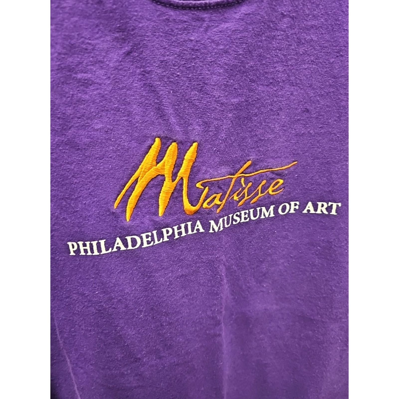 Vintage VINTAGE Philadelphia Museum of Art Embroidered T-Shirt Mens XL 90s Art Cotton Black Crew Neck Short Sleeve Tee Size US XL / EU 56 / 4 - 3 Thumbnail