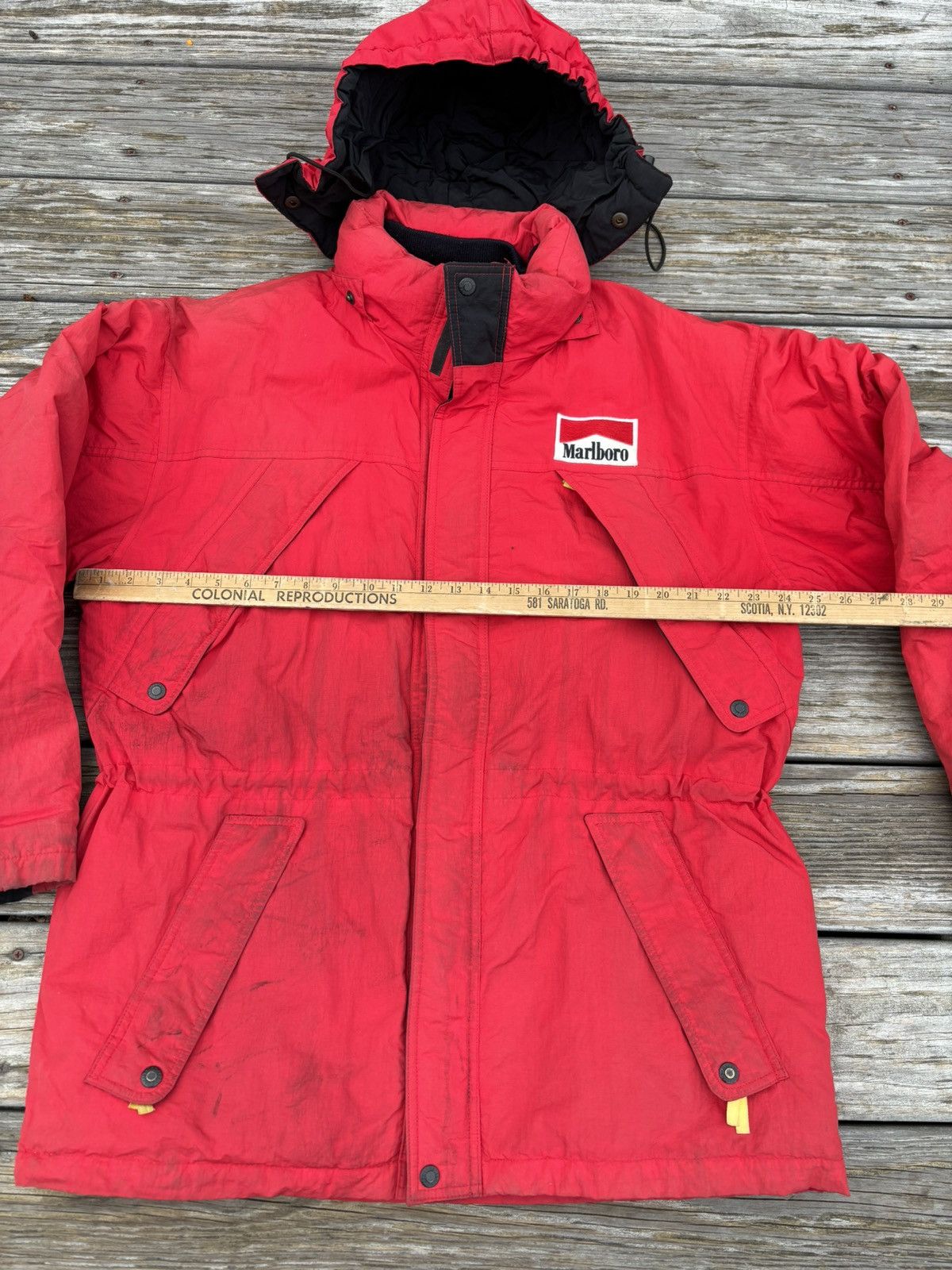 Marlboro × Vintage Vintage Malboro hooded jacket Size US M / EU 48-50 / 2 - 5 Thumbnail