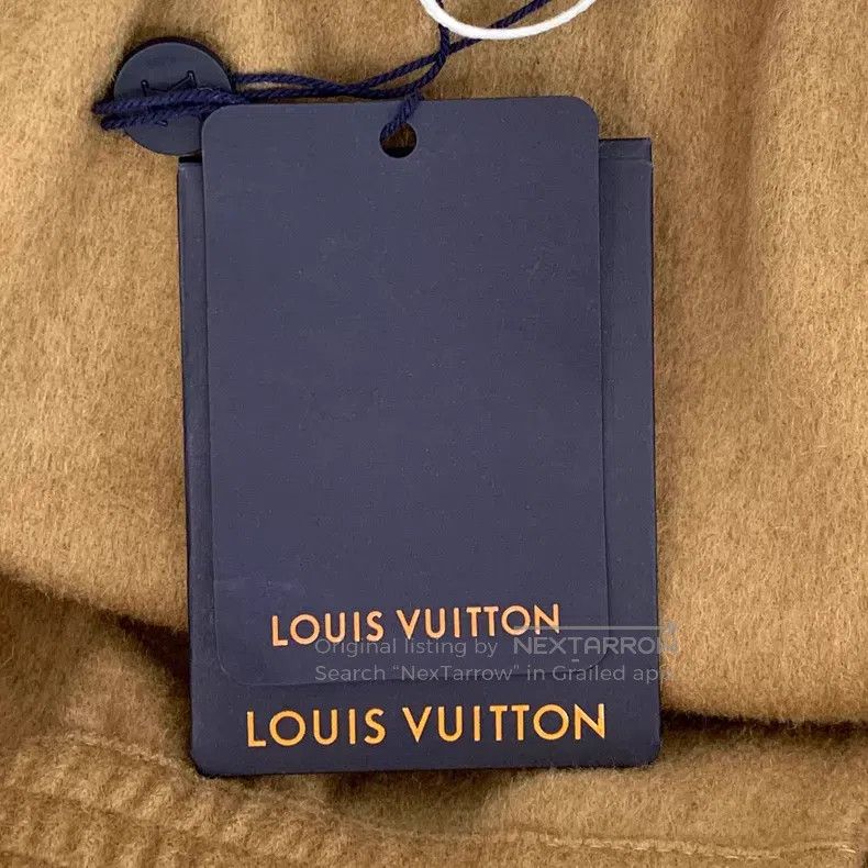 Louis Vuitton Louis Vuitton 24 Dark Brown Leather Label Camel Hair Casua Size US 32 / EU 48 - 9 Thumbnail