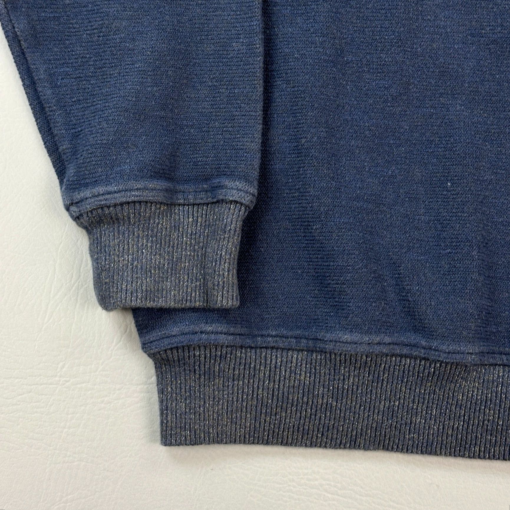 Tommy Bahama Tommy Bahama Sweater Mens Large Blue 1/4 Snap Mock Neck Pullover Golf Casual Shirt Size US L / EU 52-54 / 3 - 3 Thumbnail