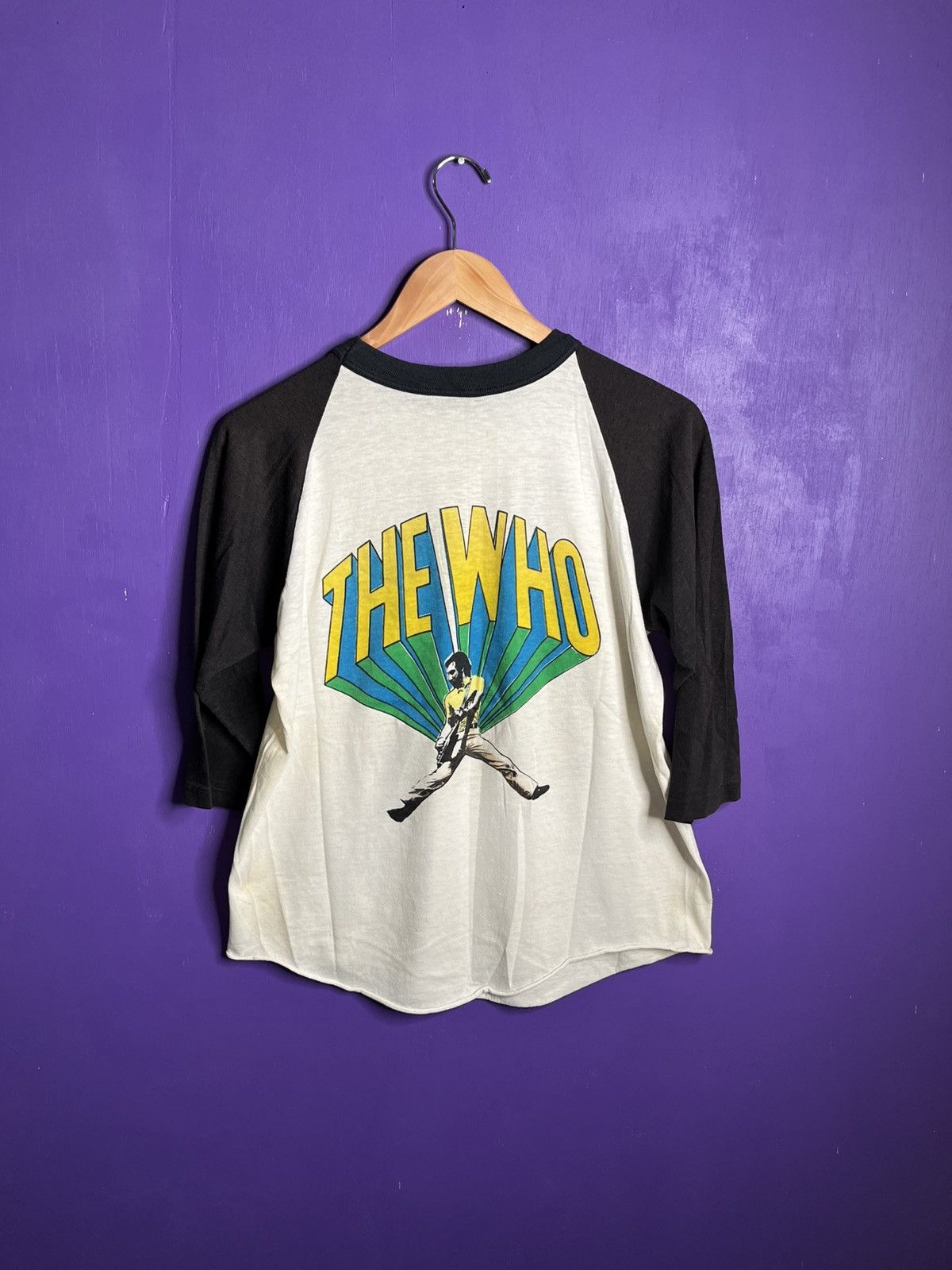 Band Tees × Vintage Vintage 70s The Who band members tour raglan t-shirt Size US M / EU 48-50 / 2 - 2 Thumbnail