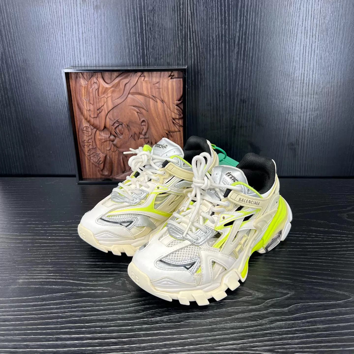 Balenciaga Balenciaga Track2 White & Yellow Women's Size 36 Size US 5.5 / IT 35.5 - 1 Thumbnail
