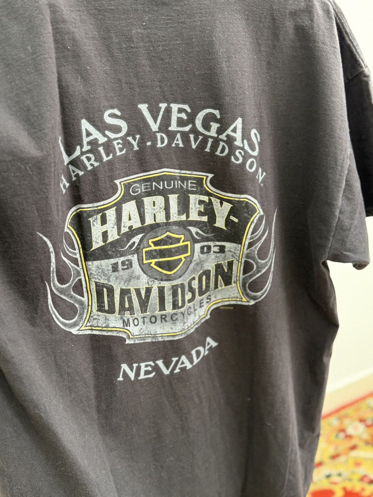 Harley Davidson Vintage Harley-Davidson Logo 2000s T-Shirt Y2K Size US M / EU 48-50 / 2 - 10 Thumbnail