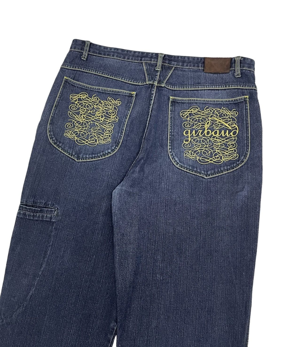 JNCO Vintage MFG Baggy Jeans Embroidery Logo Size US 41 - 1 Thumbnail