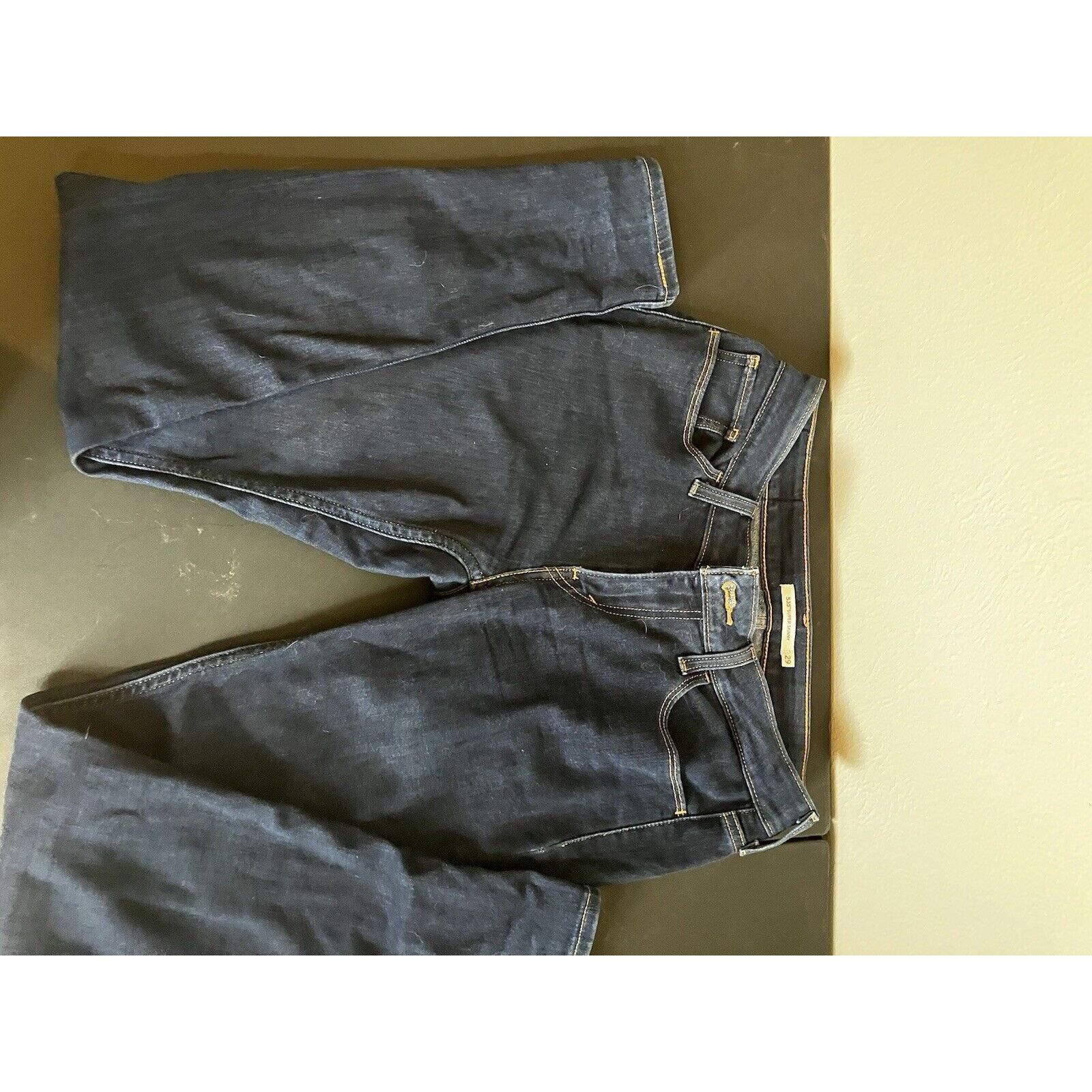 Levi's Levi's 535 Super Skinny Jeans Women's 29 Blue Mid Rise 29x30 Size 29" - 4 Thumbnail
