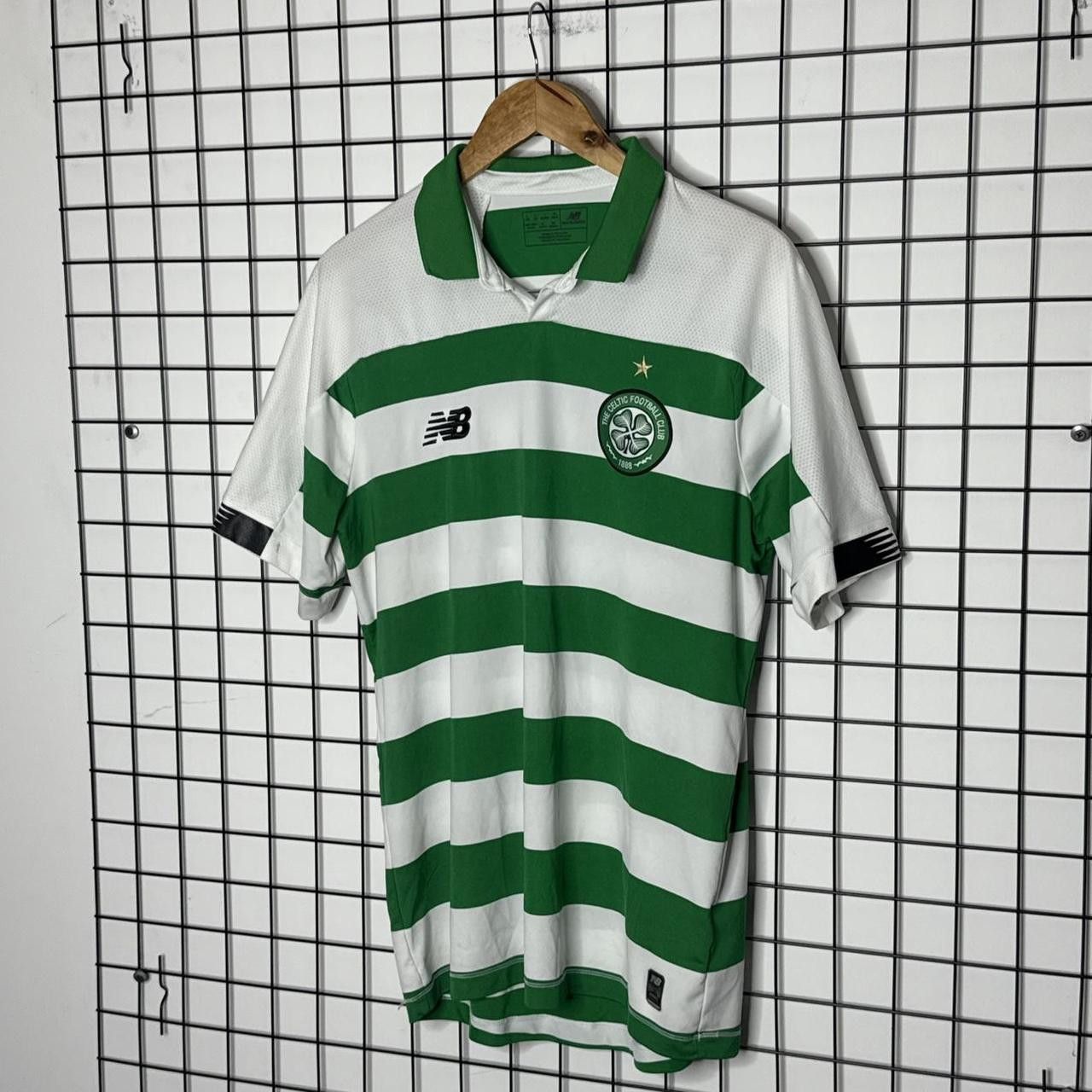 New Balance New Balance Celtic Football Jersey Green White Size US M / EU 48-50 / 2 - 2 Thumbnail