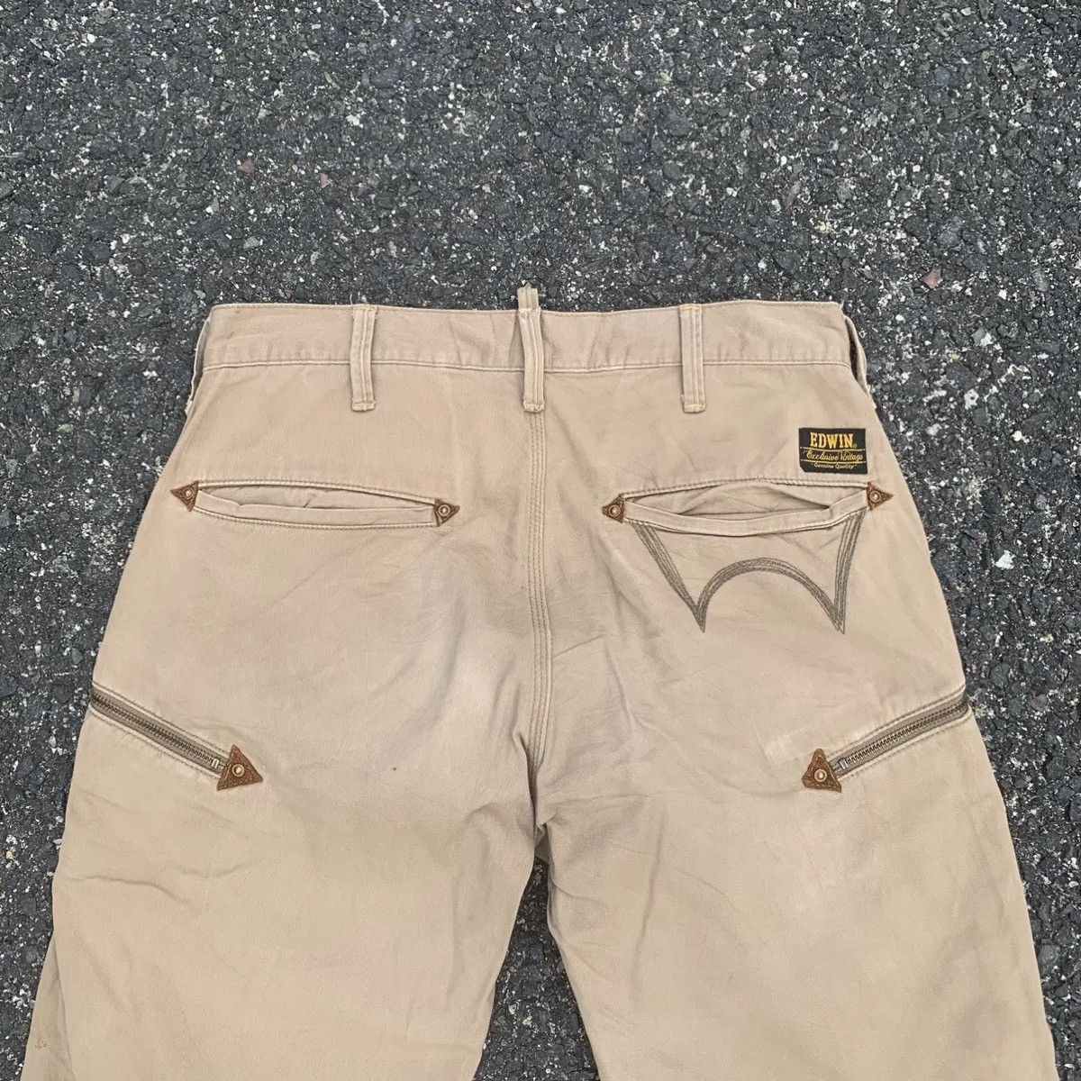 StraightFaded RUSTY DIRTY🔥JAPANESE VINTAGE TROUSERS FADED DISTRESSED PANT Size US 31 - 12 Thumbnail