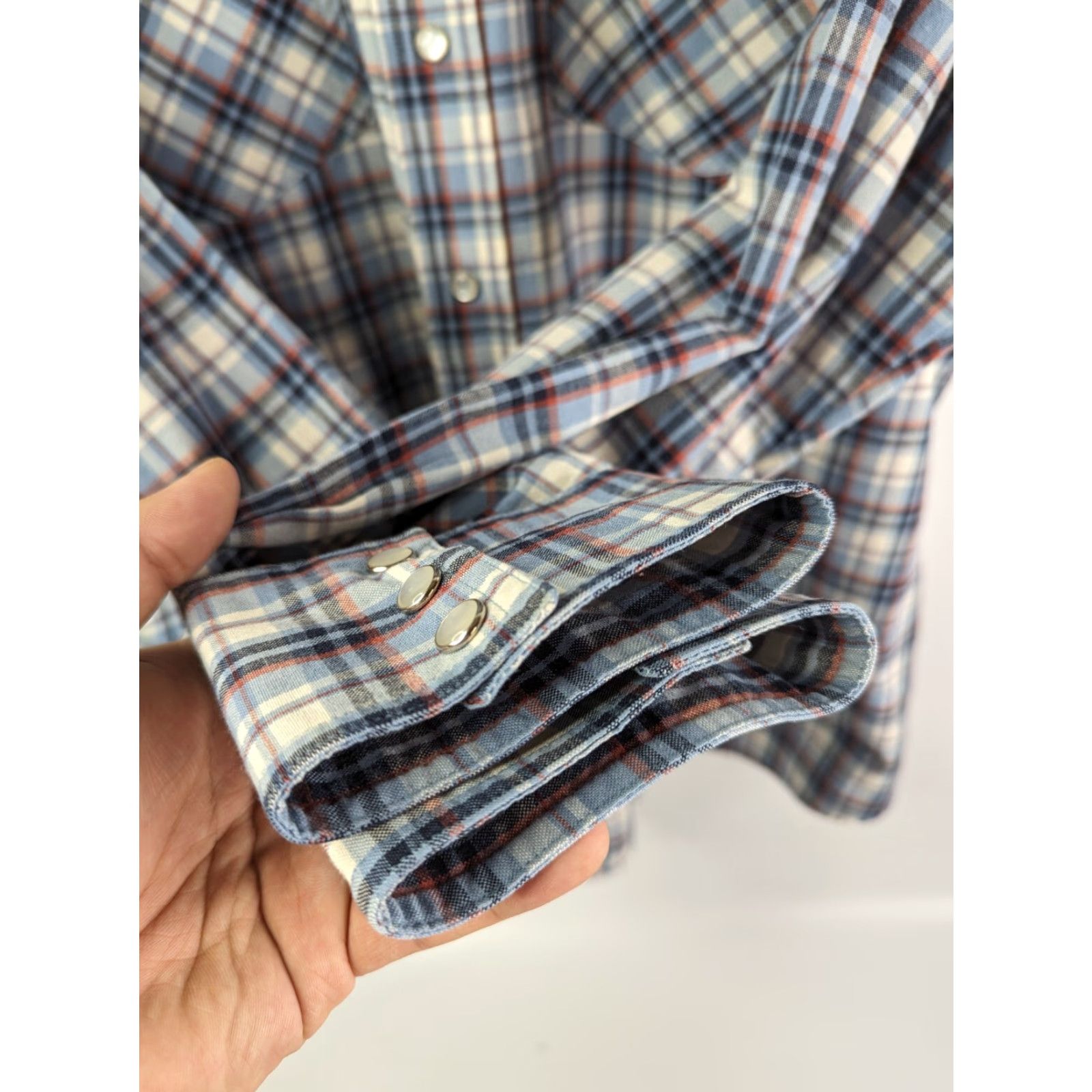 Vintage VINTAGE Big Mac Shirt Mens 2XL Plaid Flannel Pearl Snap Western Cotton Workwear Shirt Men's 2XL Plaid Flannel Pearl Snap Western Cotton Workwear Size US XXL / EU 58 / 5 - 3 Thumbnail