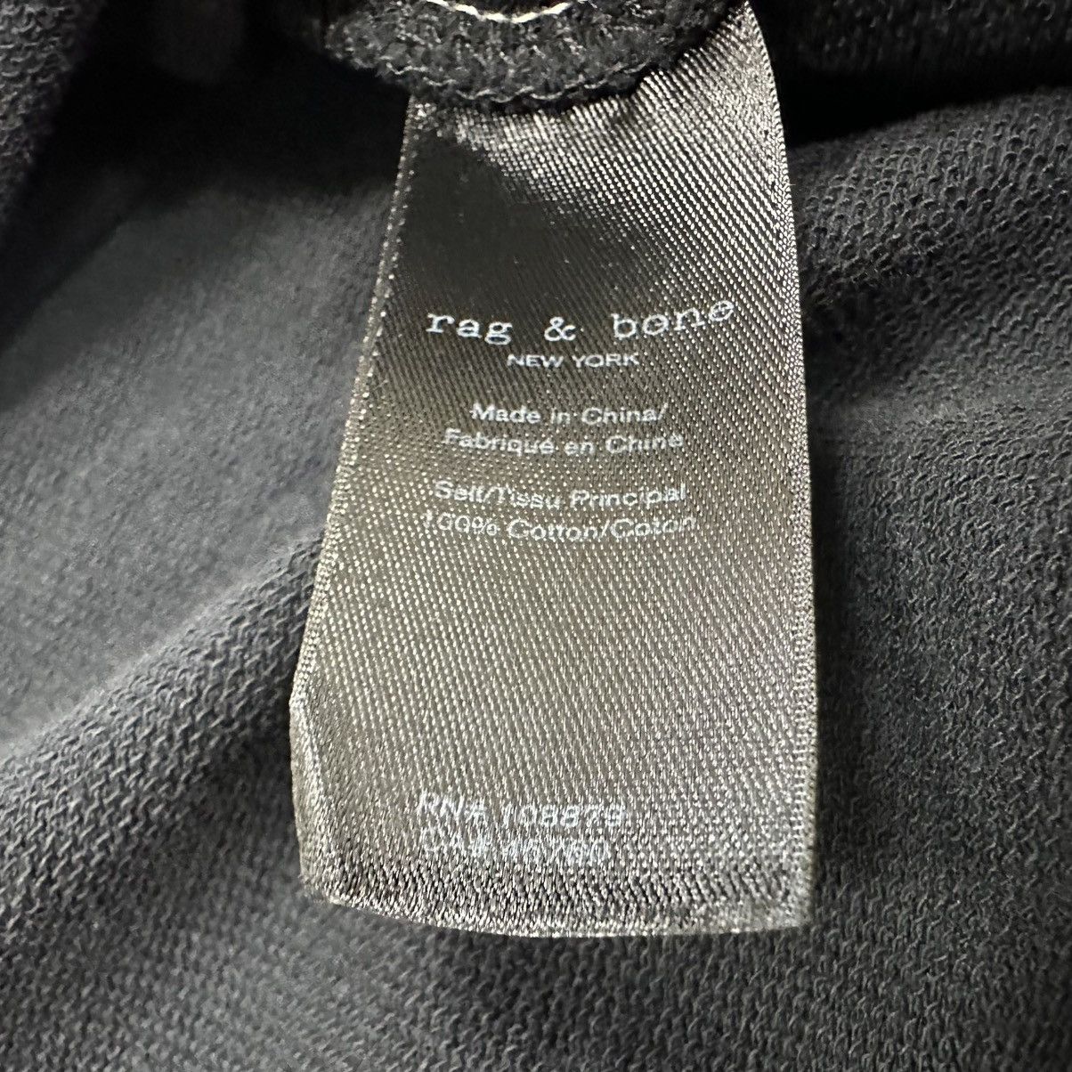 Rag & Bone Rag & Bone Crewneck Long Sleeve 100% Cotton Shirt, Black, XL Size US XL / EU 56 / 4 - 8 Thumbnail