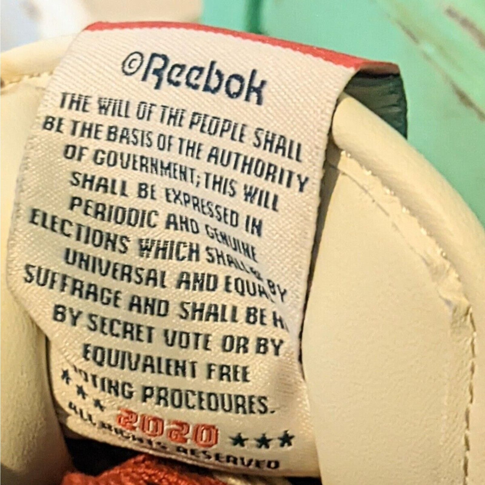 Reebok Reebok Club C Vote Men's 7 Women's 8.5 Limited Edition 500 Size US 8.5 / EU 41-42 - 12 Thumbnail
