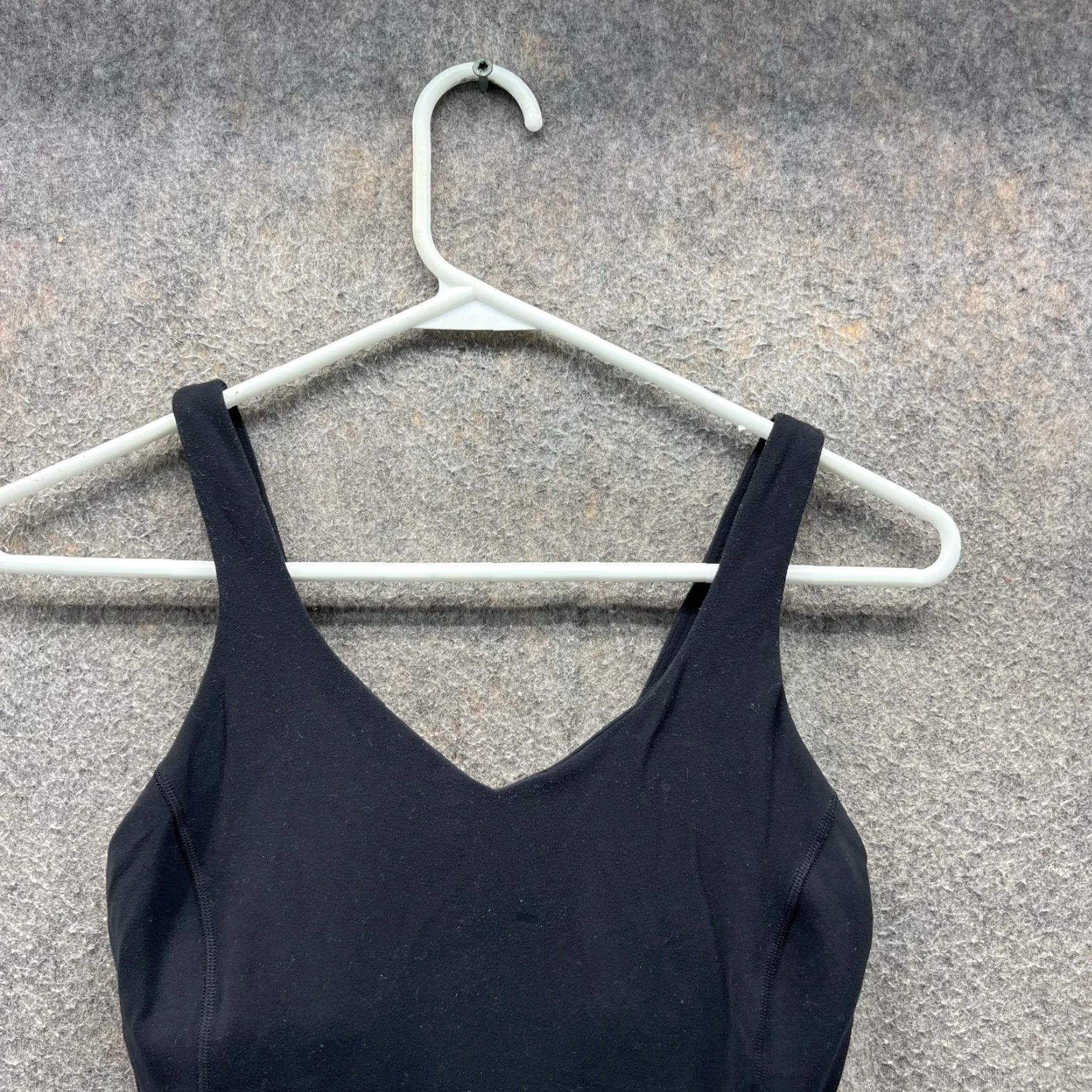 Lululemon Lululemon Align Bodysuit Womens 2 Black V-Neck Short Length Nulu Yoga Romper Bodysuit (One-Piece) Womens Black 2 X-Long? Size XS / US 0-2 / IT 36-38 - 7 Thumbnail