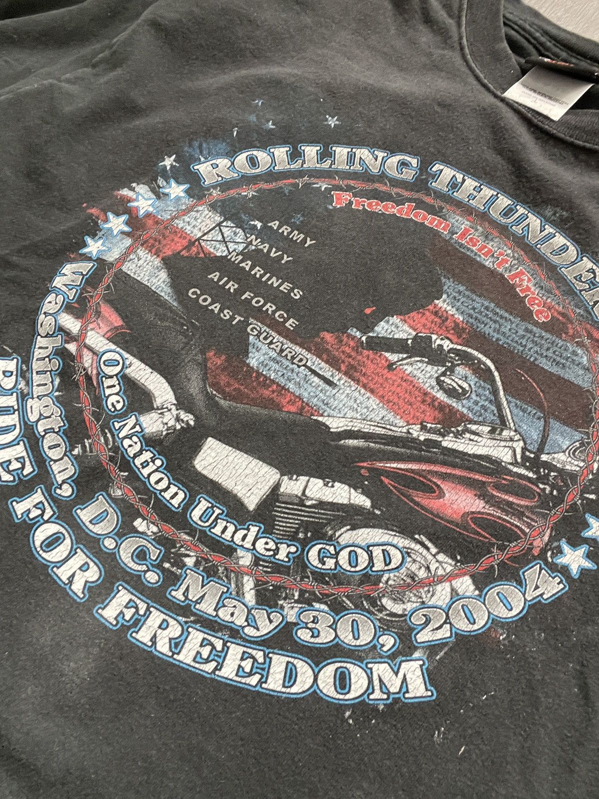 Harley Davidson Harley Davidson “2004 Ride for Freedom” T-shirt (Sz. L) Size US L / EU 52-54 / 3 - 5 Thumbnail