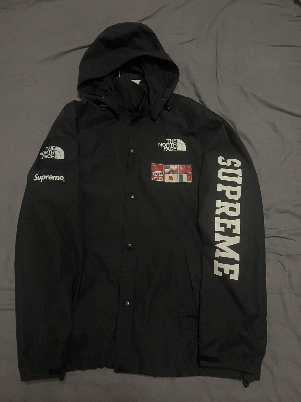 Supreme Supreme tnf 14ss north face expedition coach flag jacket | Grailed