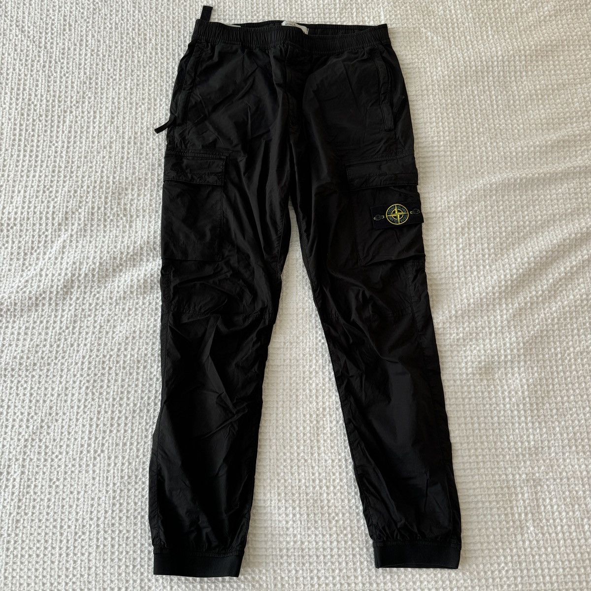 STONE ISLAND CARGO PANTS W32 ”BLACK
