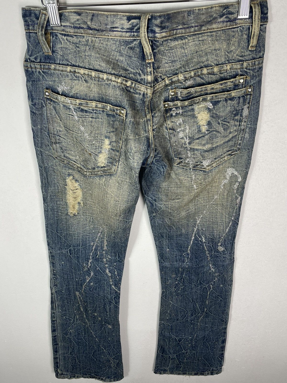Japanese Brand Very Rare Midas Japanese Design Art Jeans Size US 31 - 7 Thumbnail