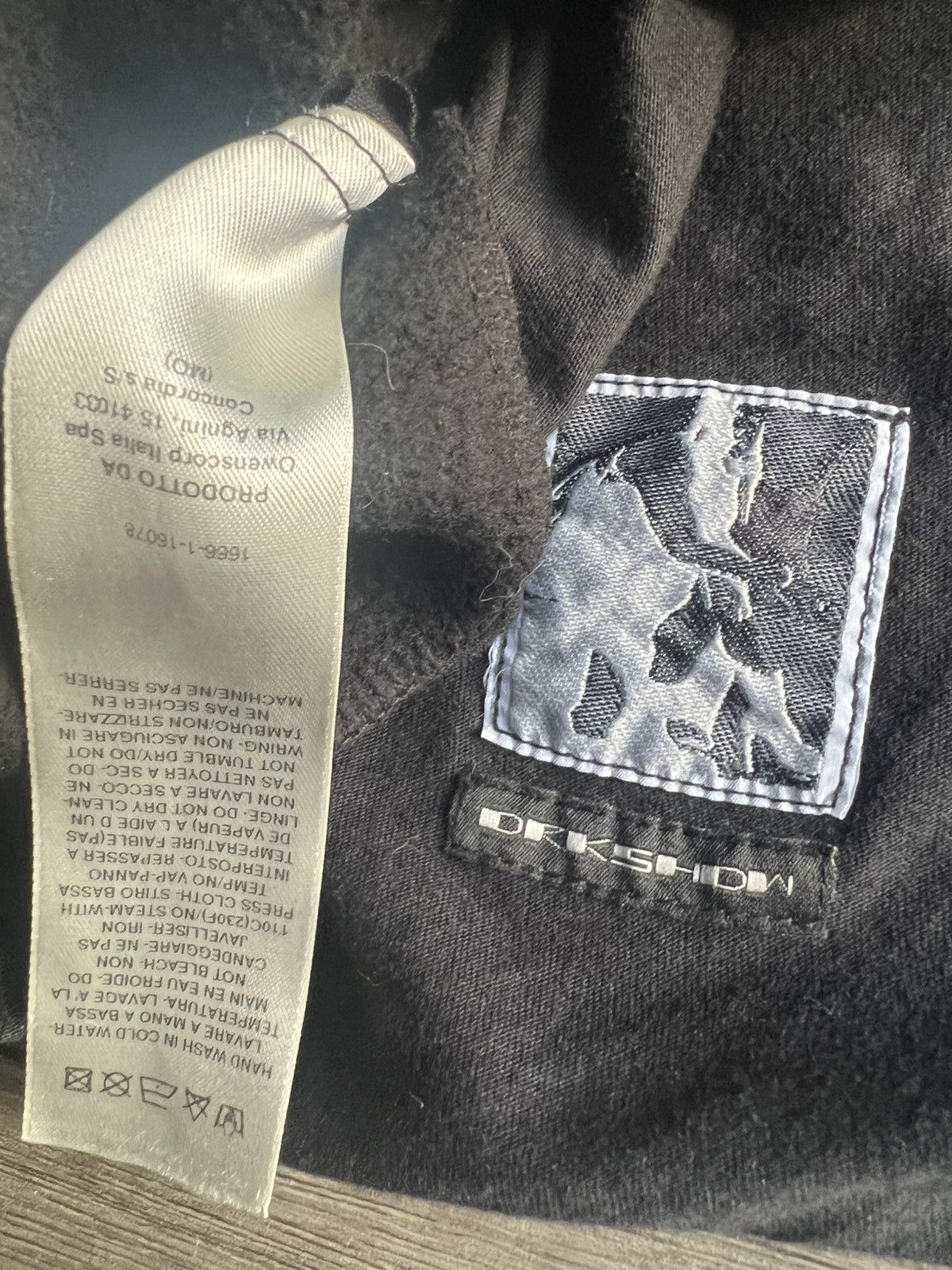 Rick Owens Drkshdw Rick Owens DRKSHDW FW20 Performa cuff slit sweatshirt Size US L / EU 52-54 / 3 - 6 Thumbnail