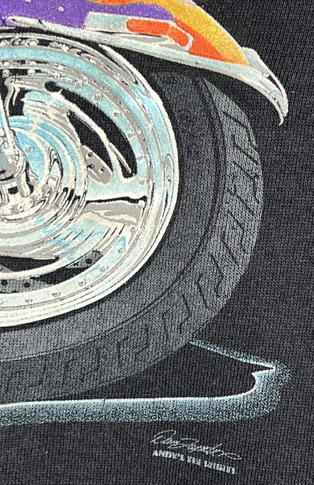 Vintage Vintage West Chopper 80s Art On Sweatshirt Size US M / EU 48-50 / 2 - 5 Thumbnail
