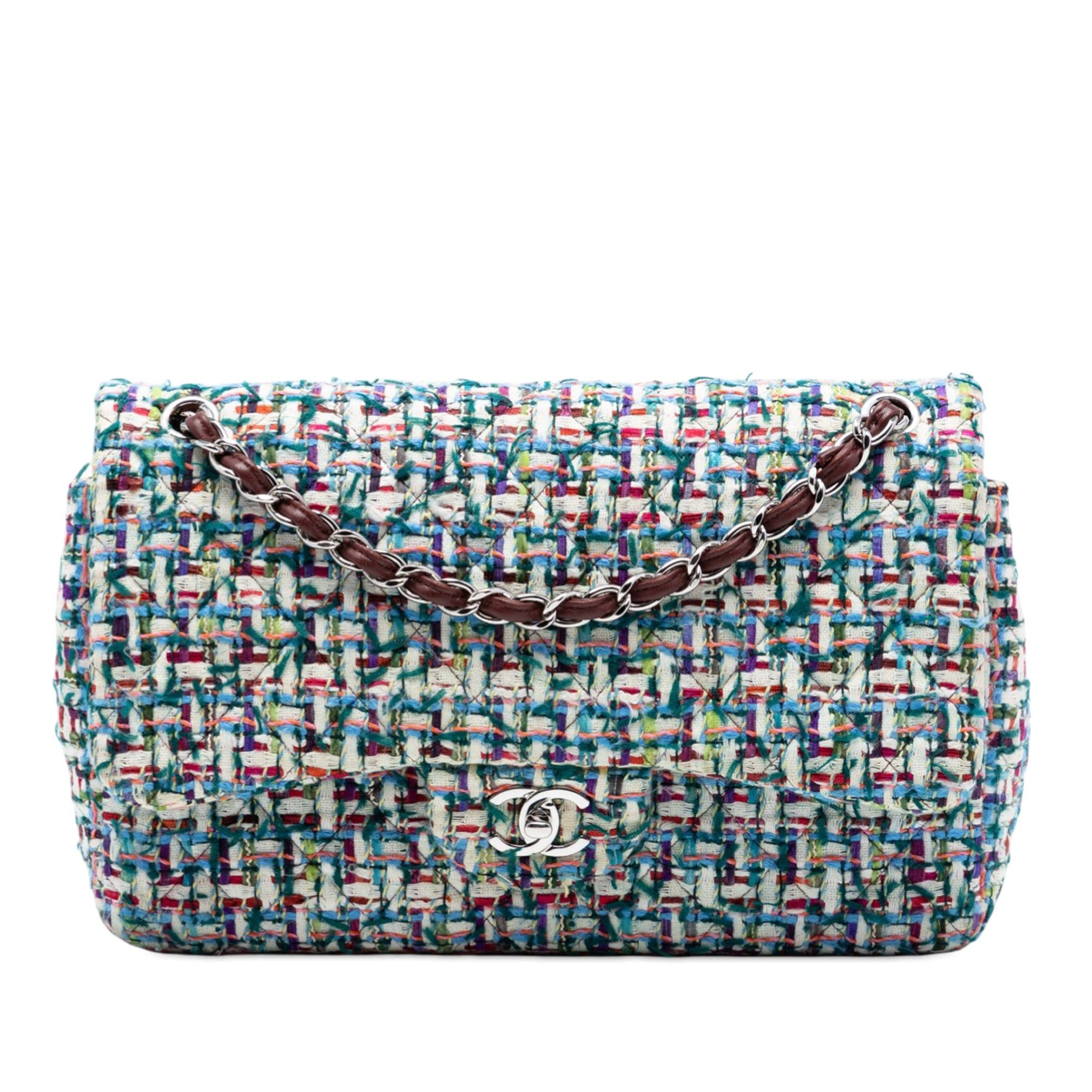 Chanel Jumbo Classic Tweed Double Flap Size ONE SIZE - 1 Thumbnail
