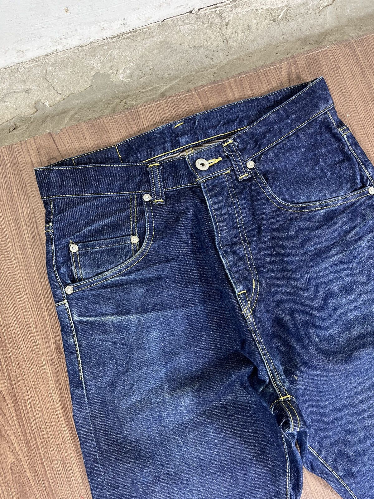 Comme des Garcons AD2010 Comme des Garçons Homme Indigo Denim Size US 29 - 5 Thumbnail