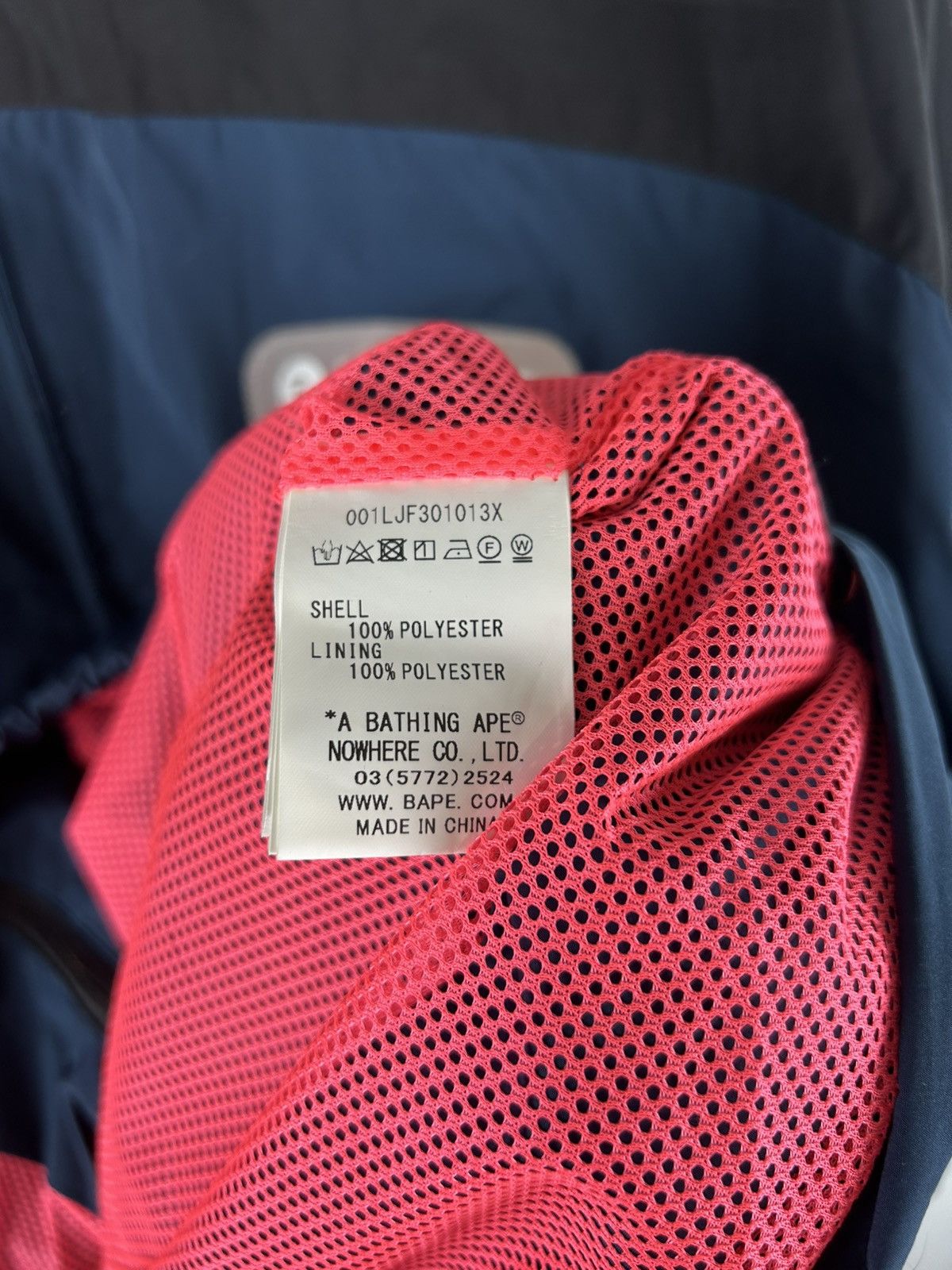 Bape Bape Logo Nylon Jacket Size US L / EU 52-54 / 3 - 6 Thumbnail