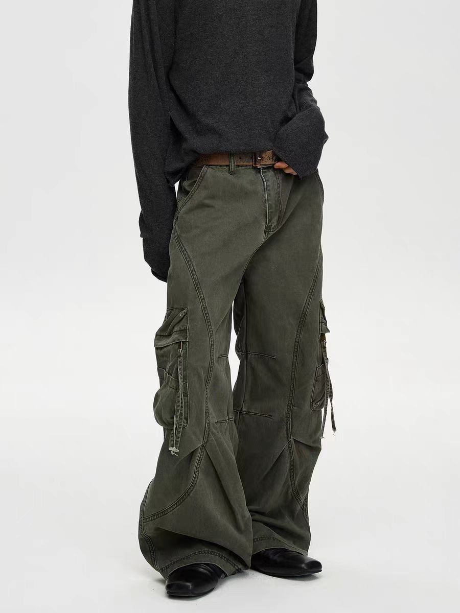 Jean Green relaxed-fit cargo pants Size US 34 / EU 50 - 1 Thumbnail