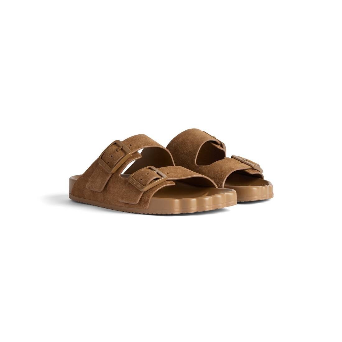 Sunday Sandals in brown suede