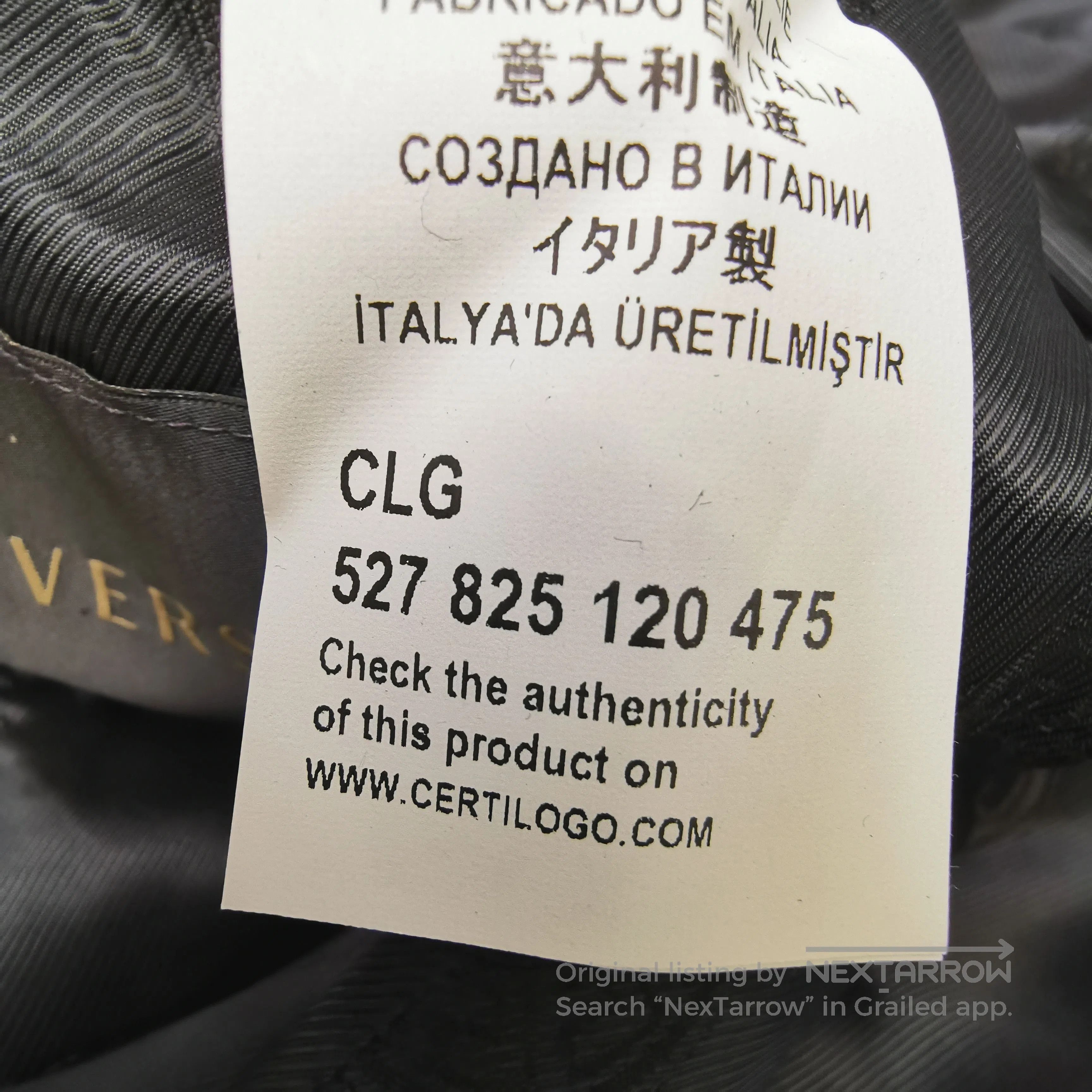 Versace Black Satin Lapel Formal Suit Set. Size US S / EU 44-46 / 1 - 5 Thumbnail